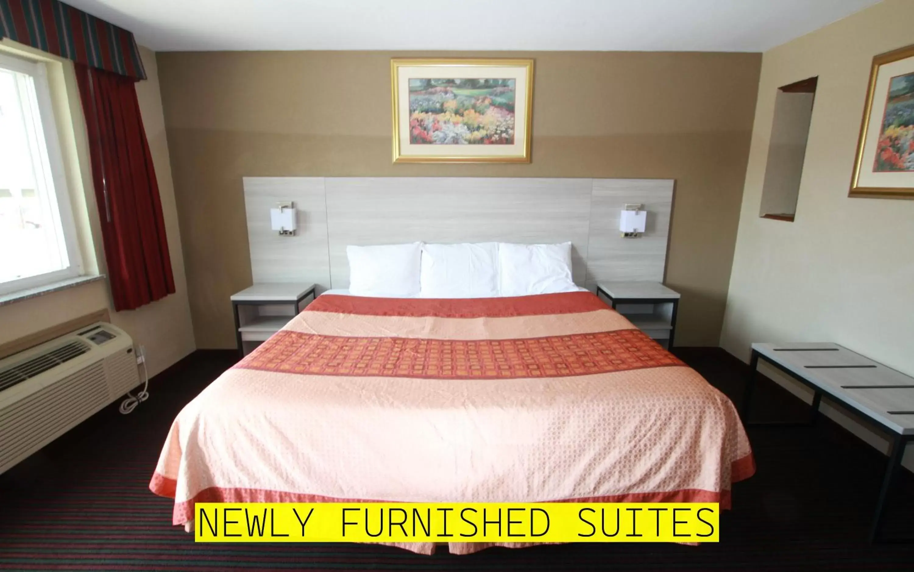 Bed in Travel Inn & Suites Flemington