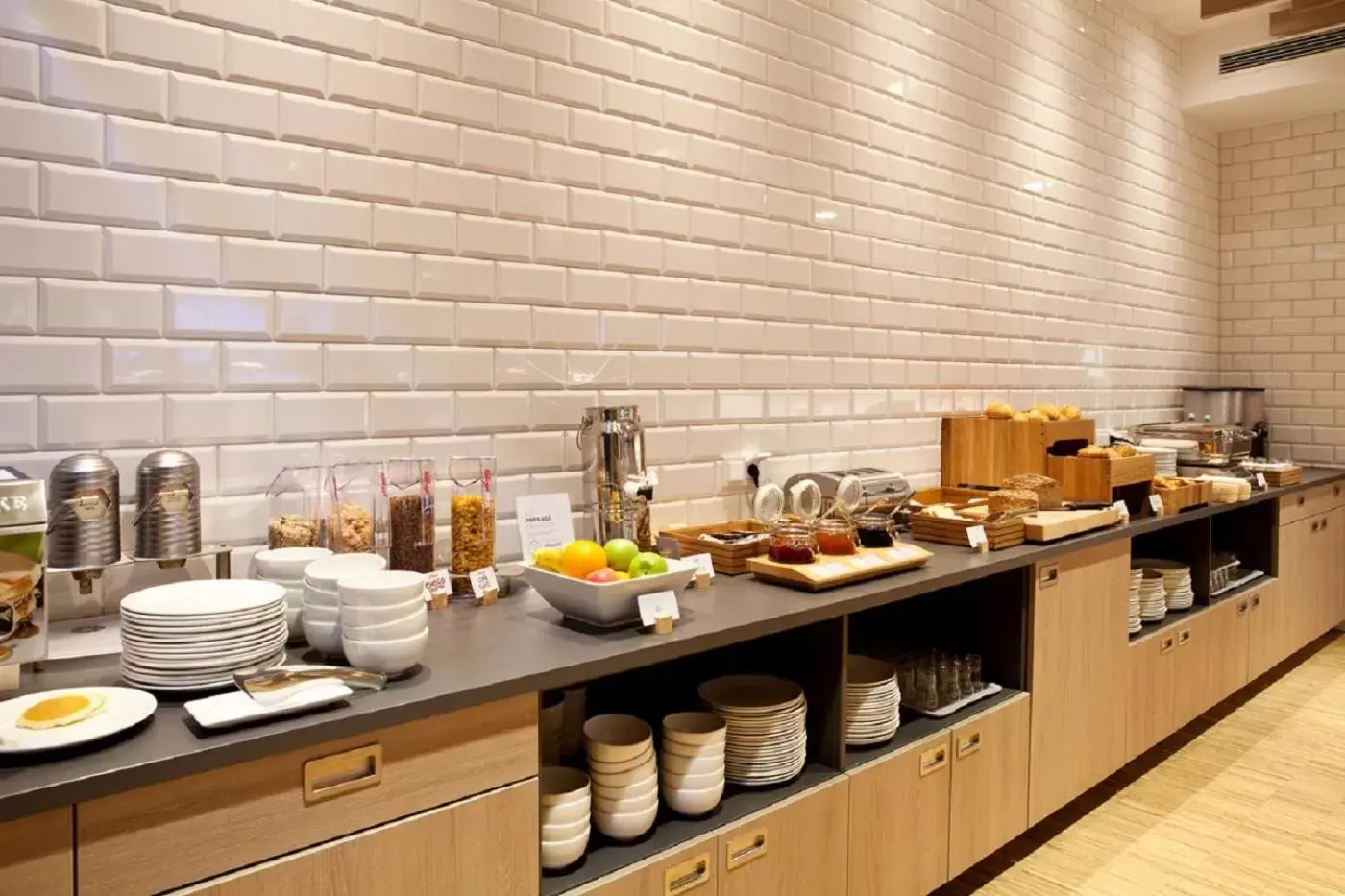 Continental breakfast in Holiday Inn Express Munich - Olympiapark, an IHG Hotel