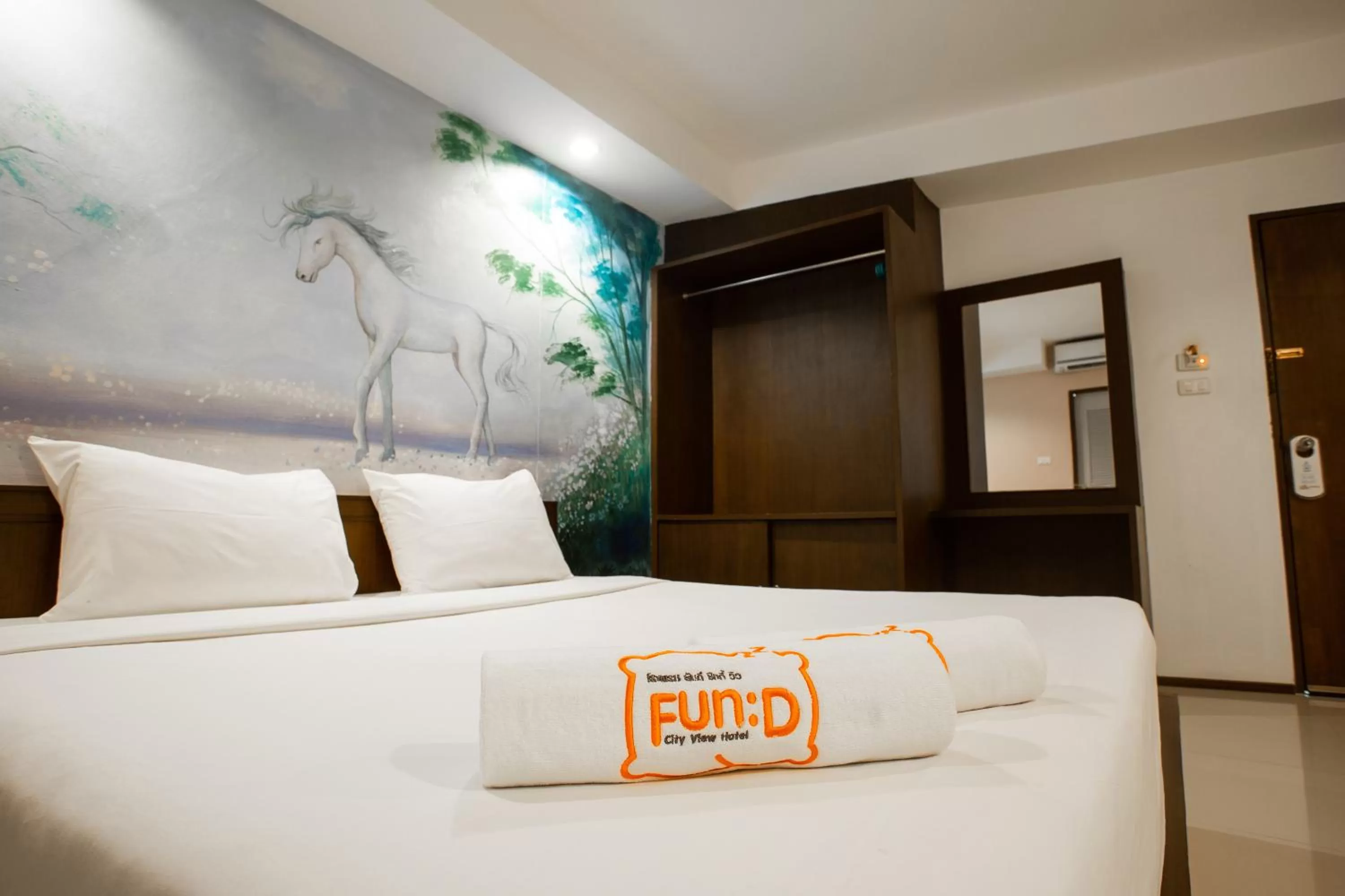 Bed in Fun-D City View SHA Plus