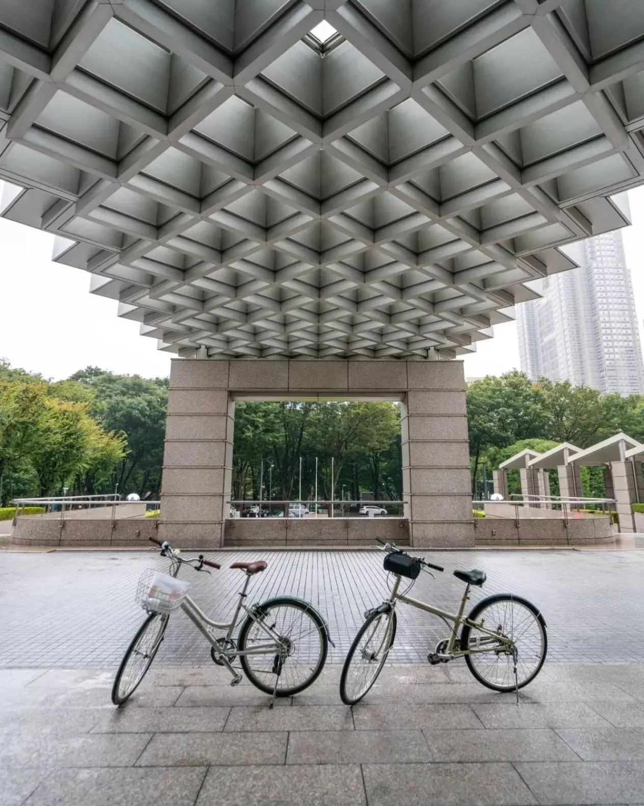 Cycling in Park Hyatt Tokyo