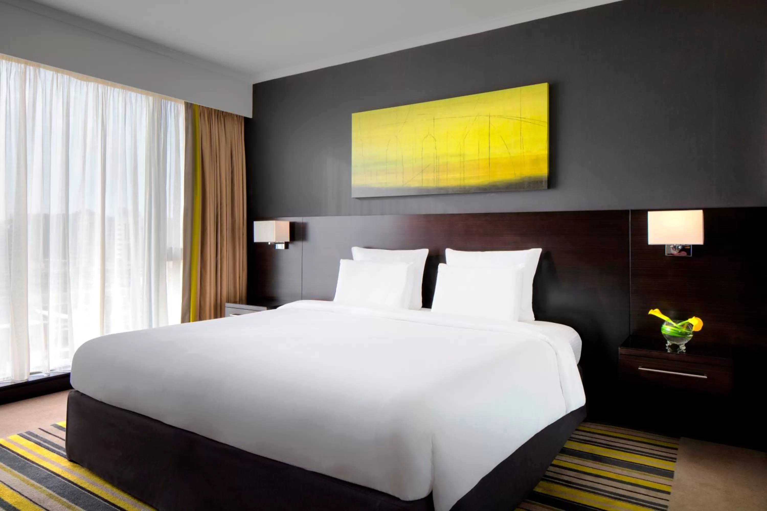 Bedroom, Bed in Pullman Dubai Creek City Centre