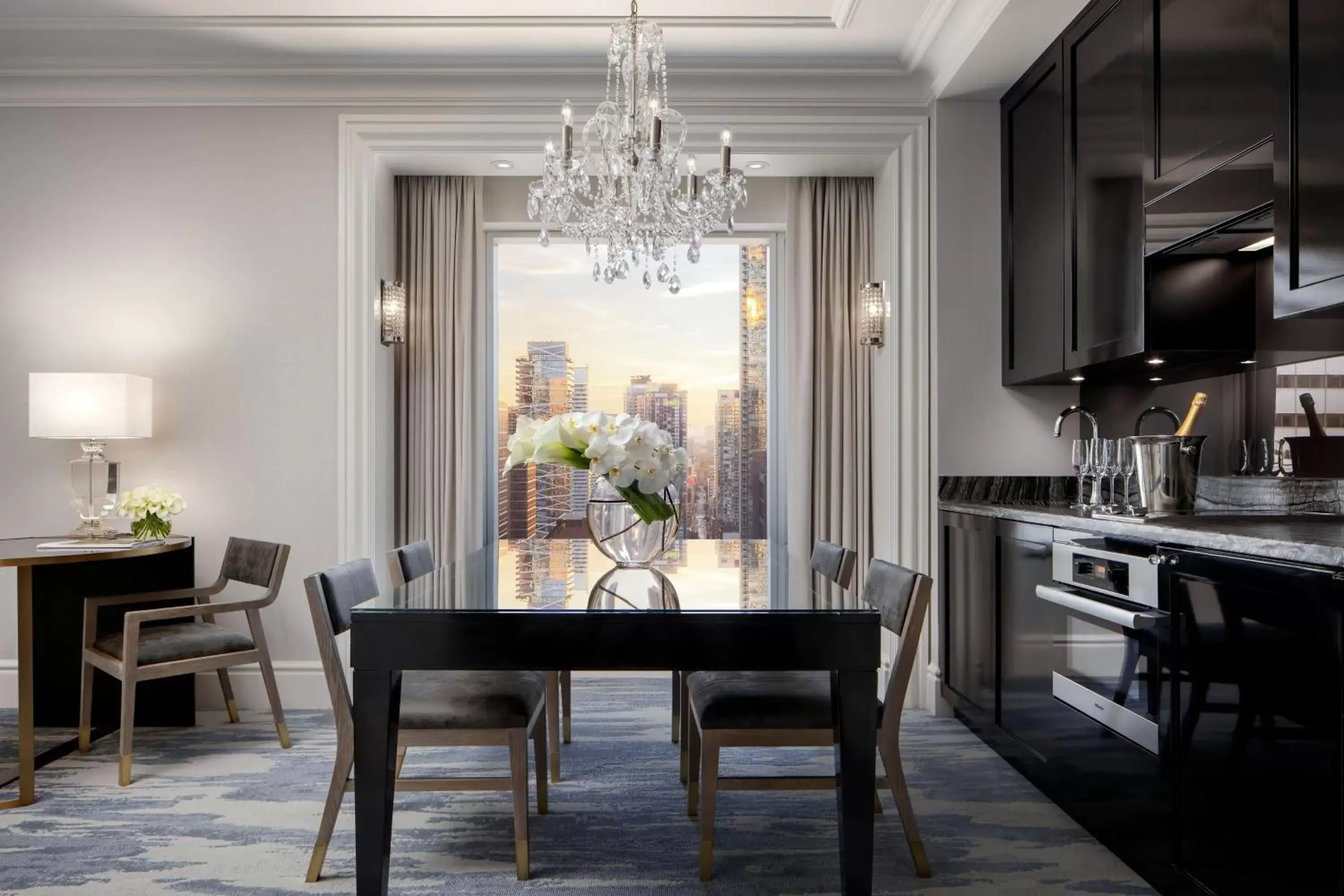 Bedroom, Dining Area in The St. Regis Toronto