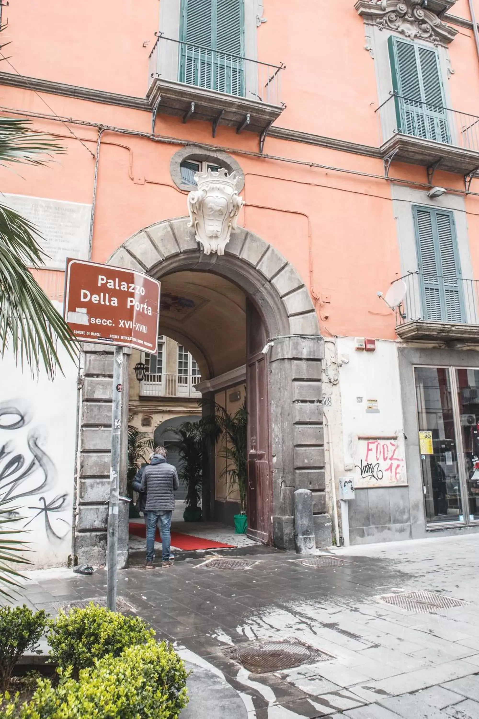 Facade/entrance in Relais Della Porta