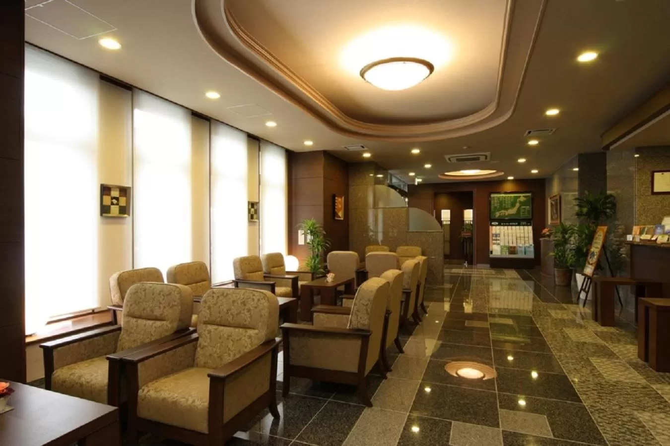 Lobby or reception in Hotel Route-Inn Mito Kencho-mae