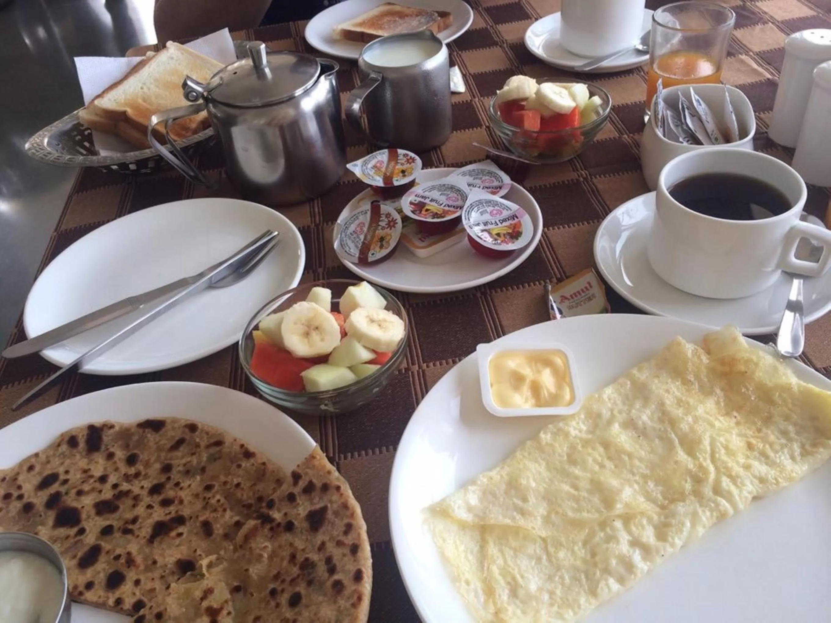 Breakfast in Hotel Mewar Haveli - At Lake Pichola