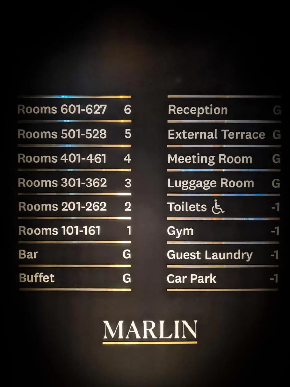 Text overlay in Marlin Hotel Stephens Green