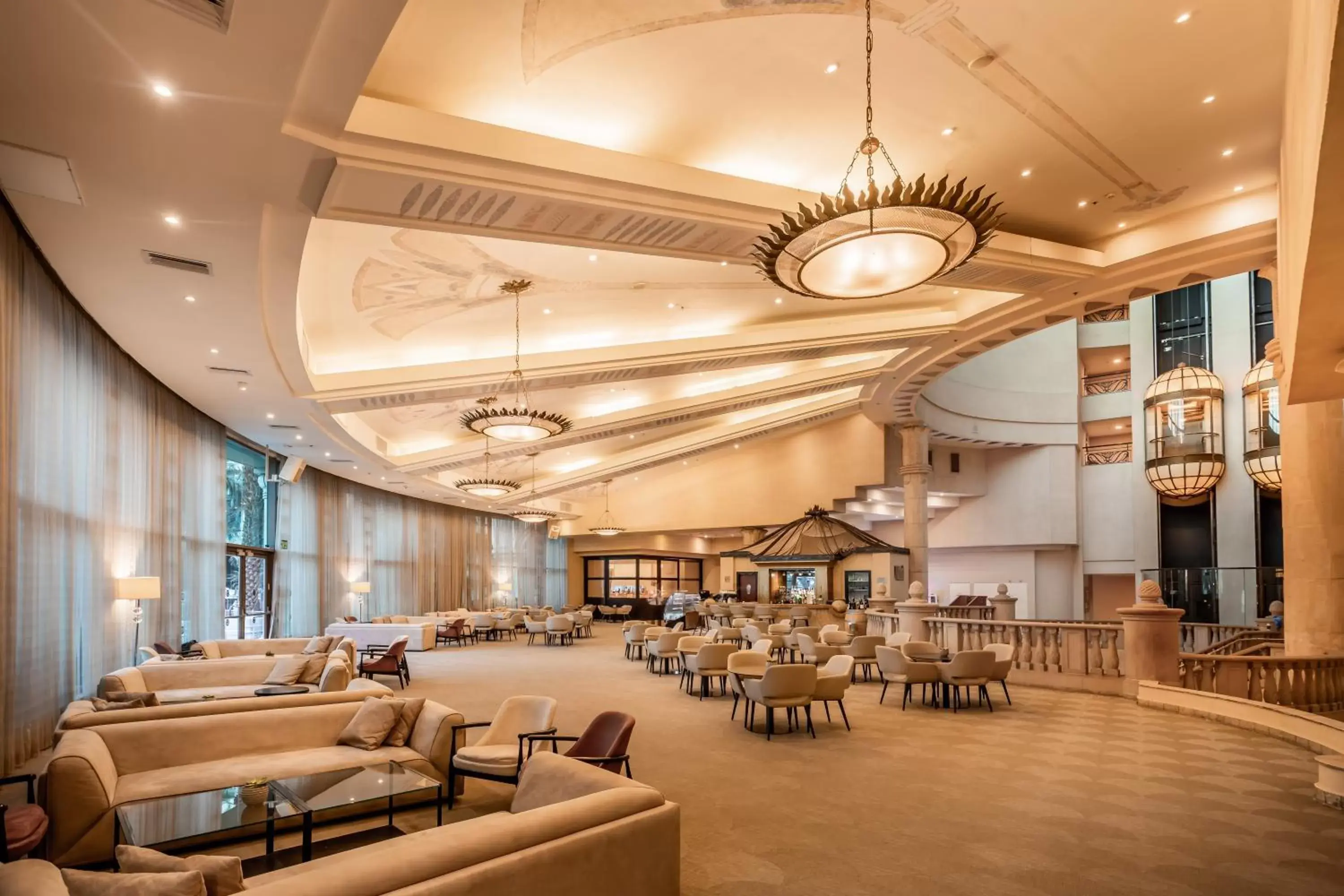 Lobby or reception, Restaurant/Places to Eat in Queen of Sheba Eilat