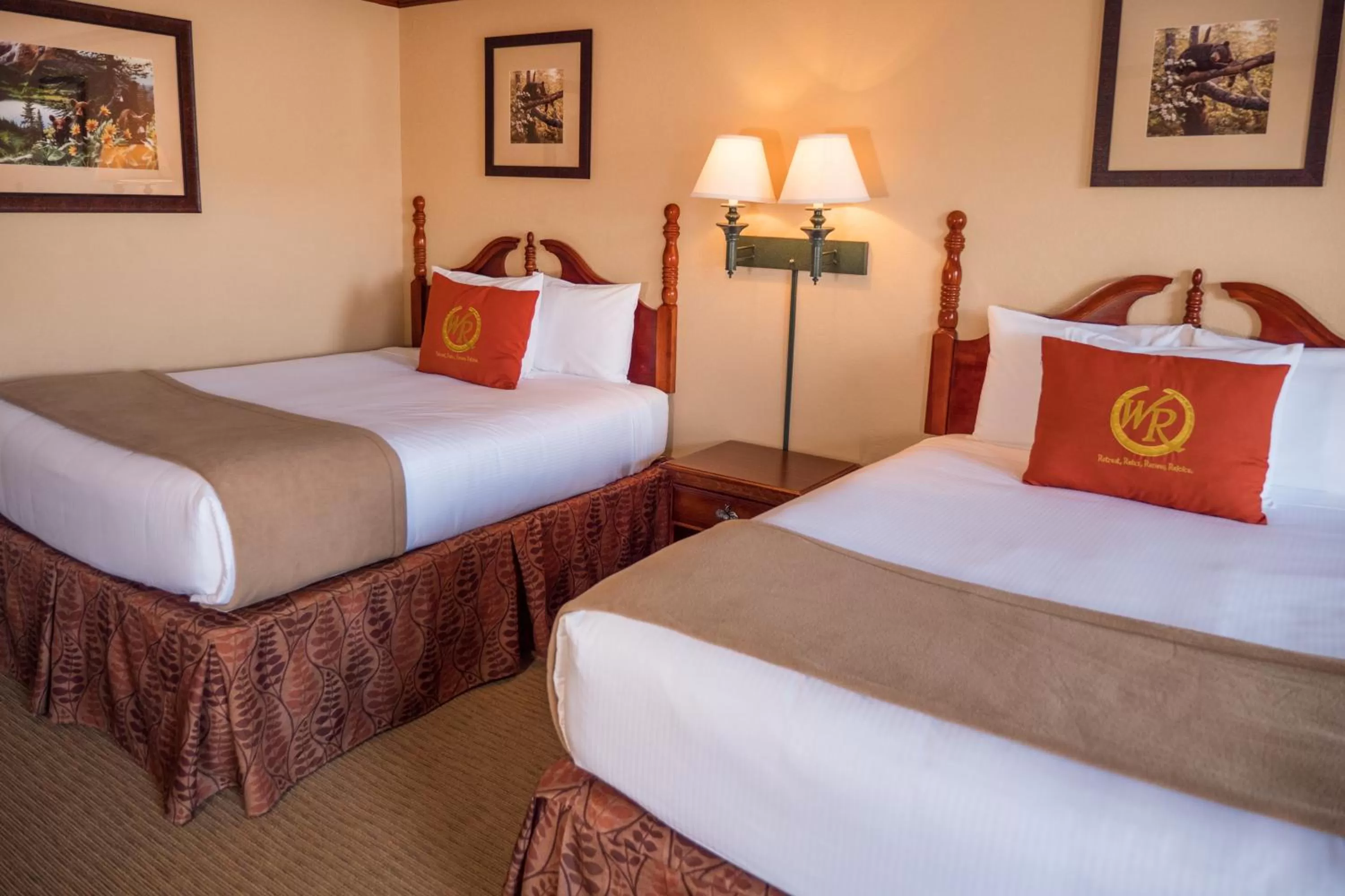 Bed in Wild Bear Inn