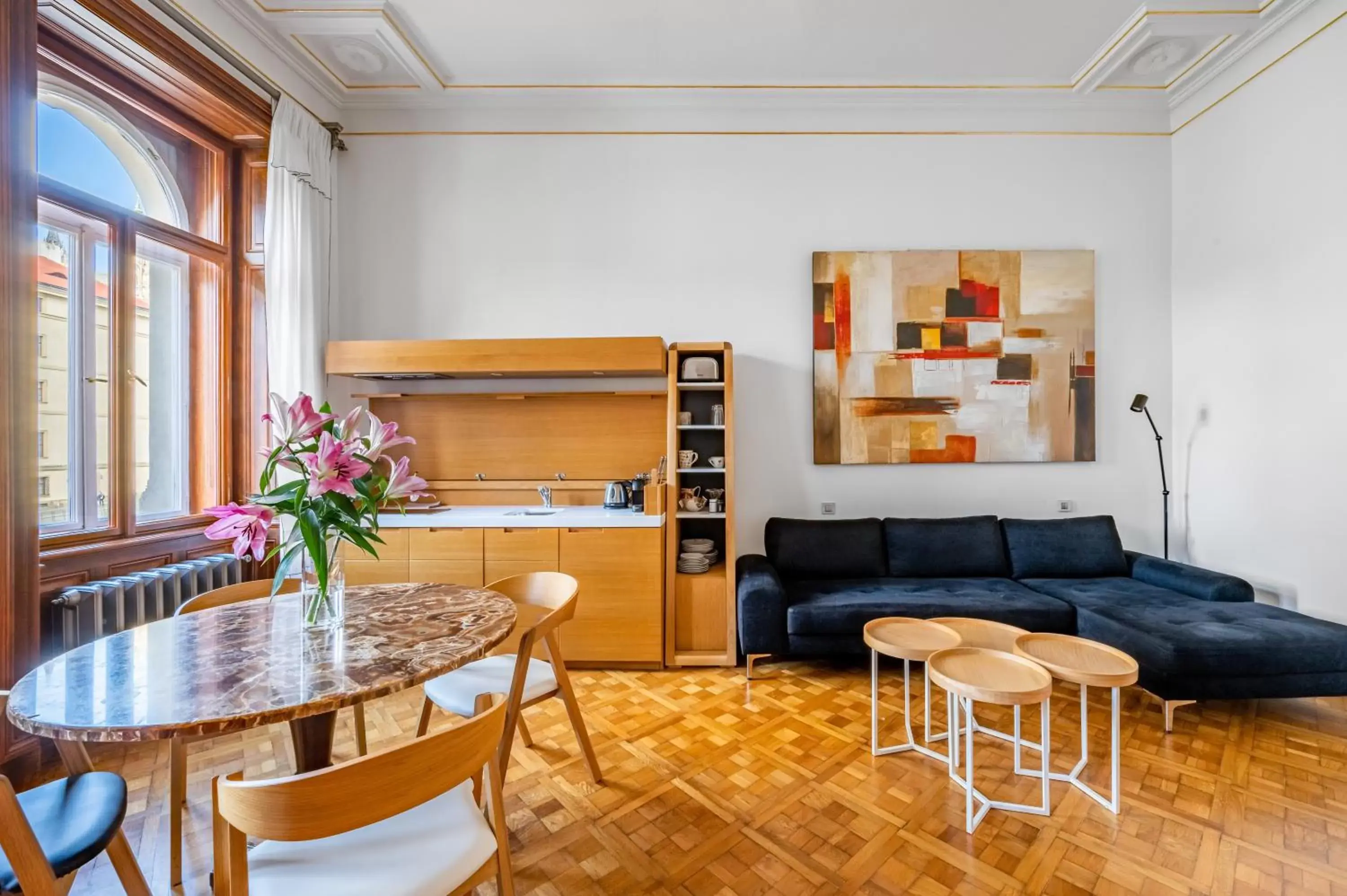 Kitchen or kitchenette in Malostranská Residence