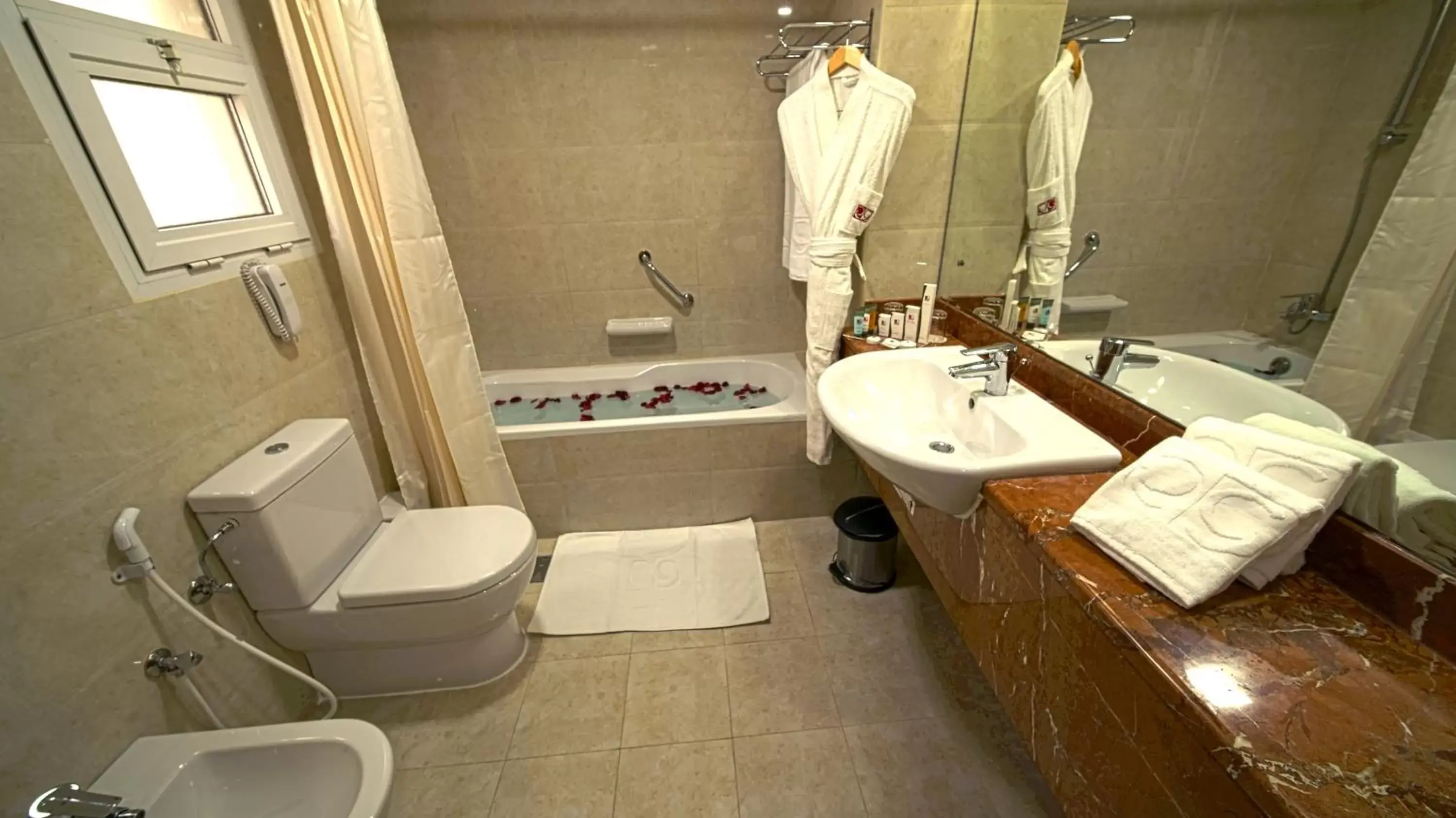 Bathroom in Rose Garden Hotel Apartments - Bur Dubai