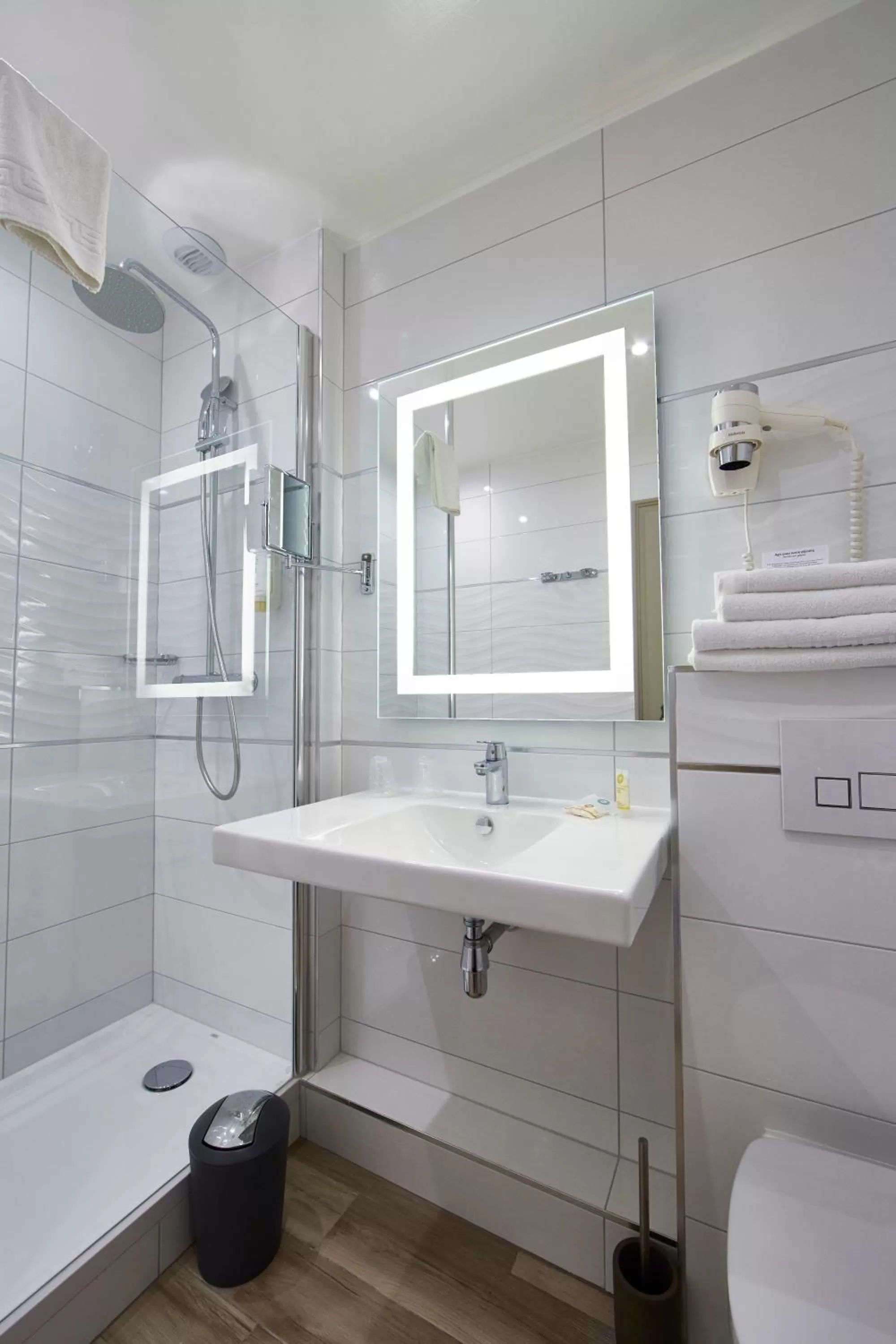 Bathroom in Best Western Plus Au cheval Blanc à Mulhouse