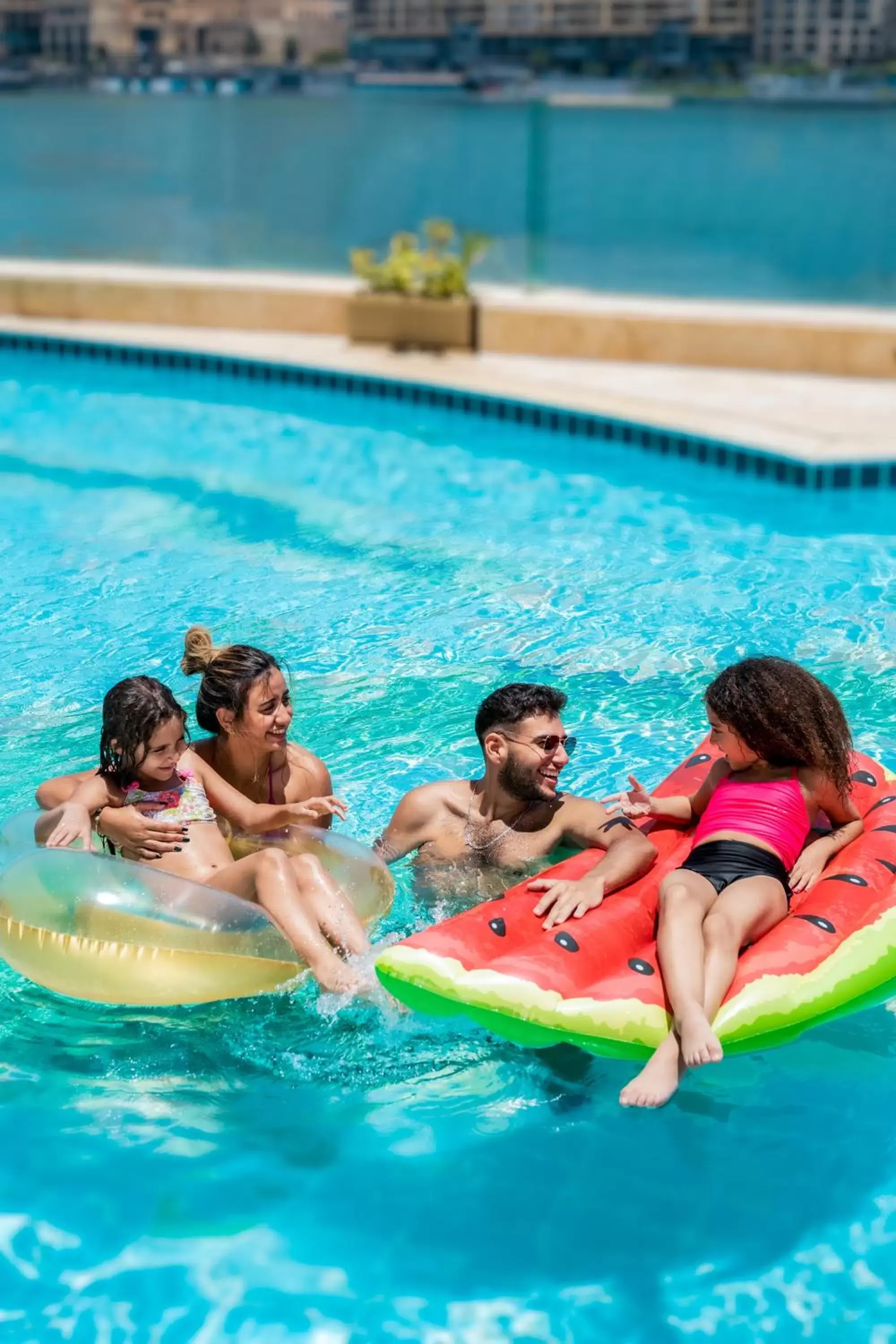 People, Swimming Pool in Hilton Cairo Zamalek Residences