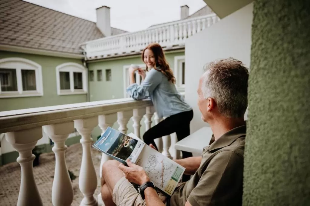Balcony/Terrace in Gasthof Rothwangl Hannes
