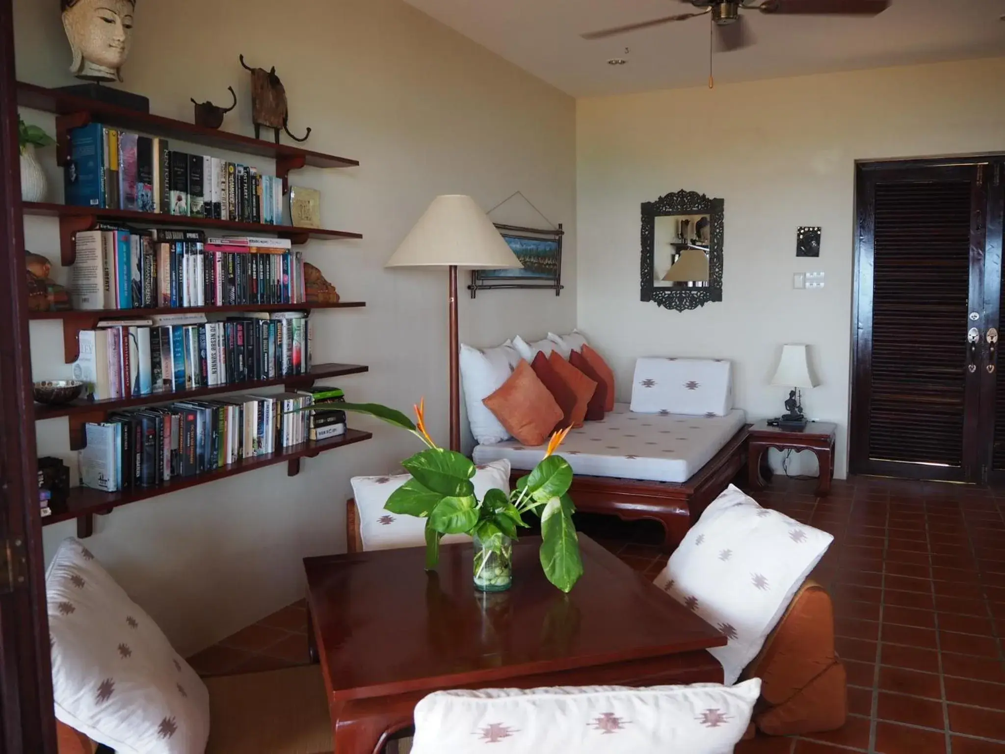 Living room, Library in Baan KanTiang See Villas - SHA Extra Plus