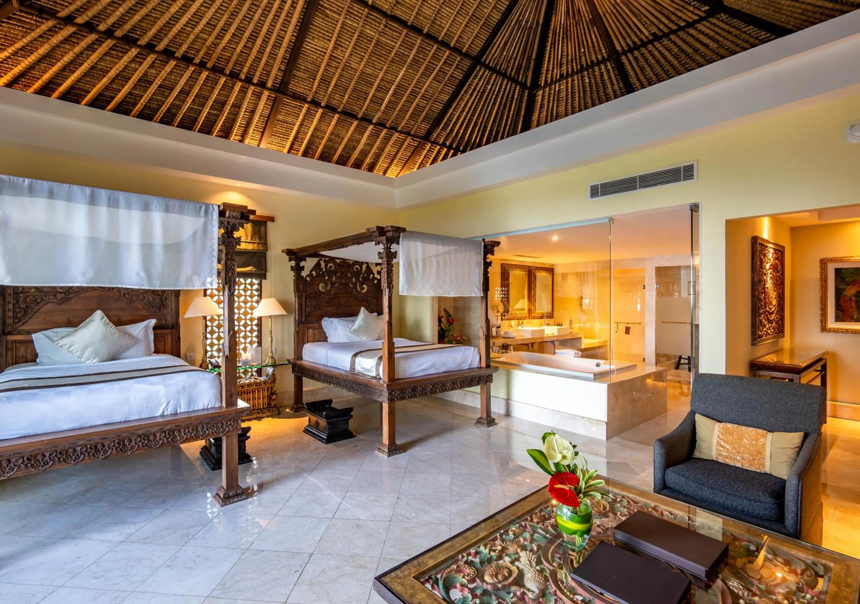 Bed in AYANA Villas Bali