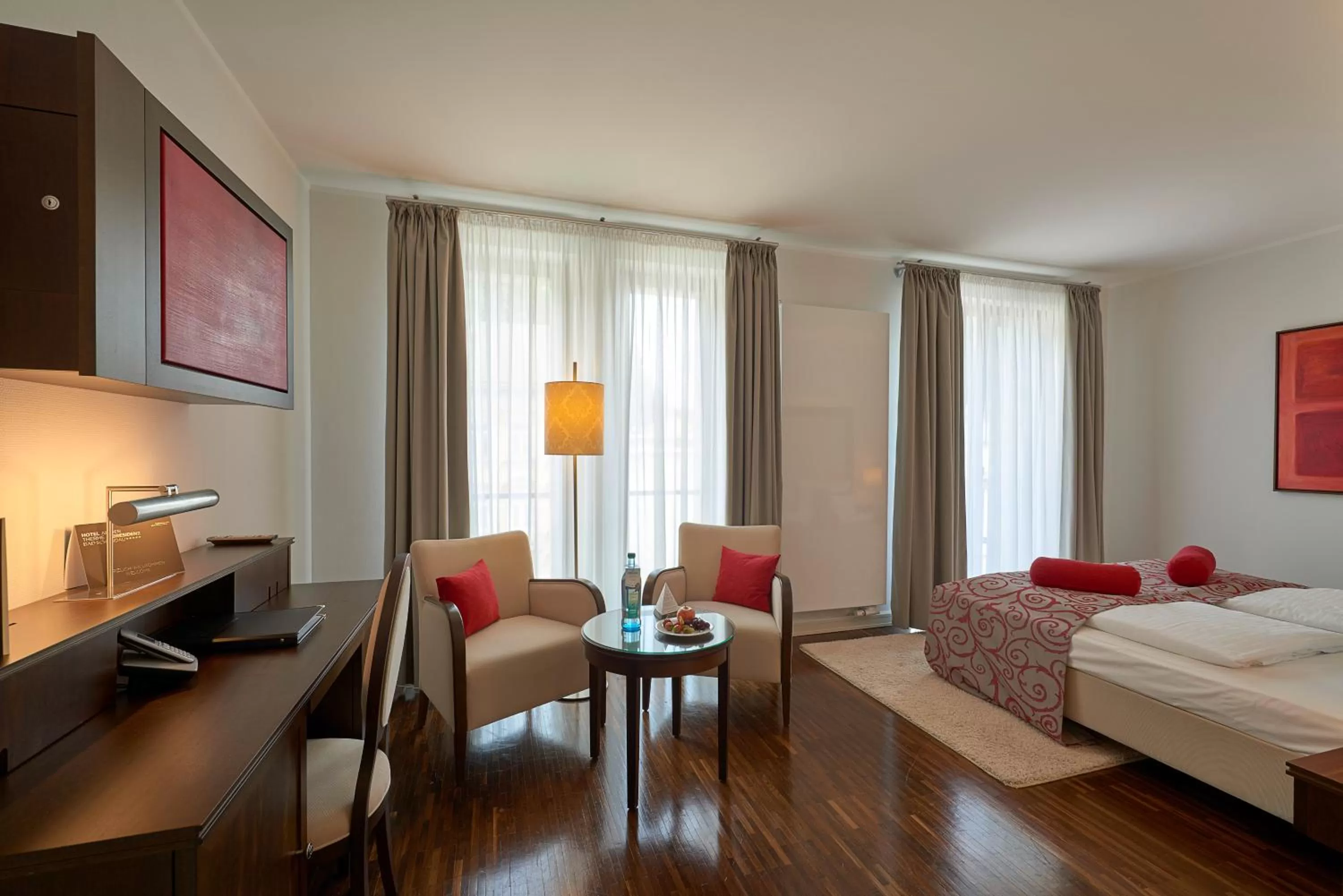 Photo of the whole room, Bed in Hotel Elbresidenz an der Therme