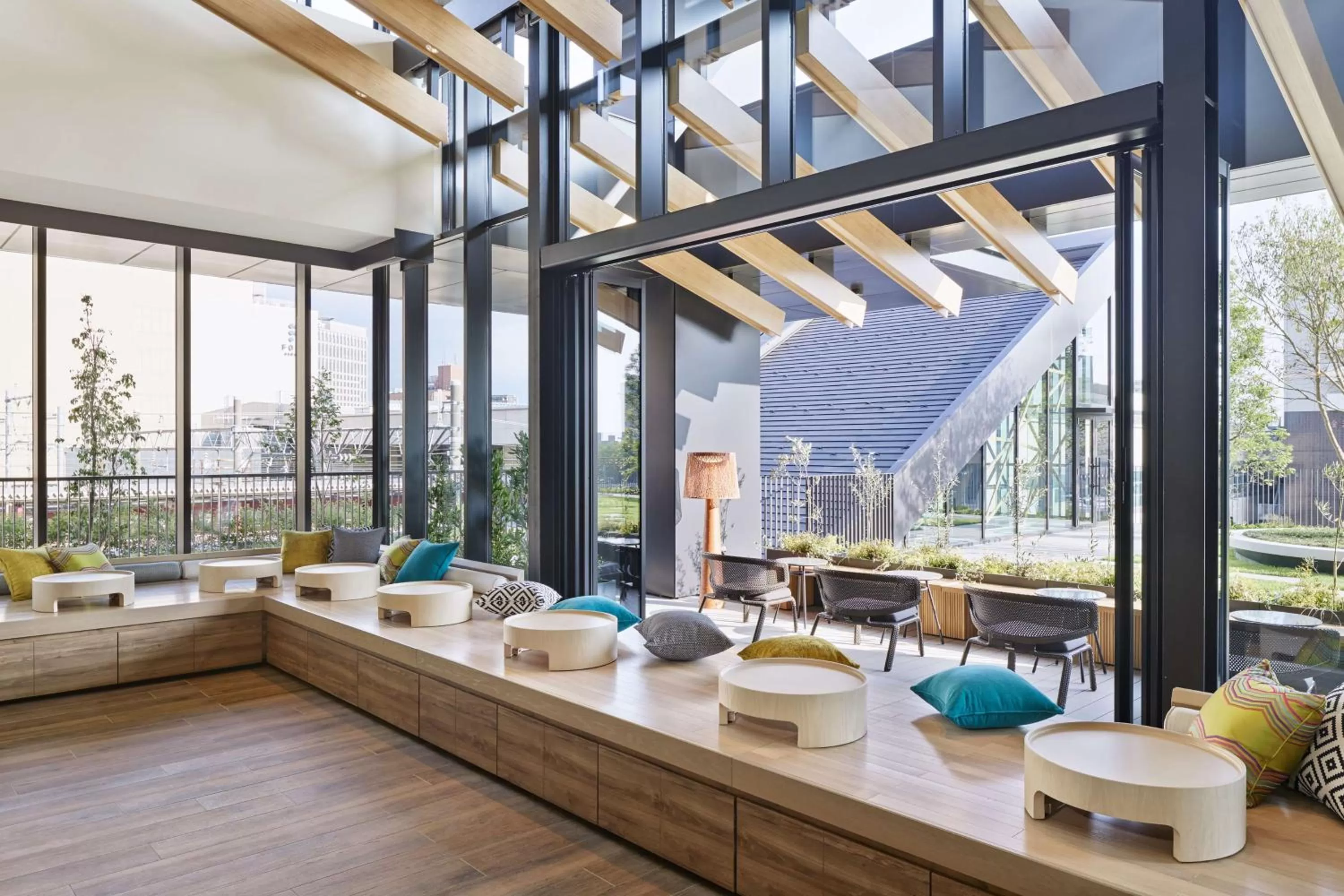 Lobby or reception in Hyatt House Kanazawa