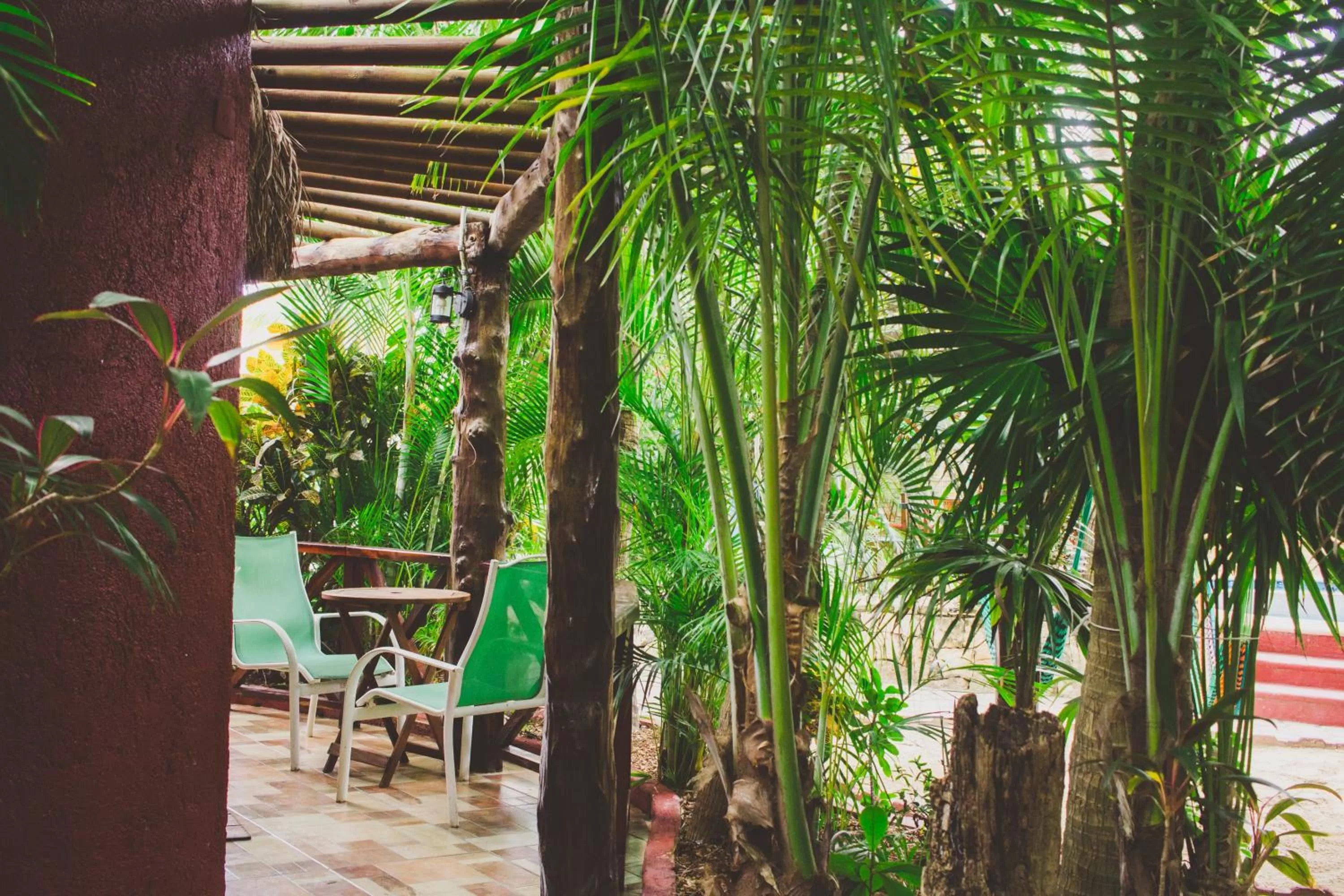 Balcony/Terrace in Cocos Cabañas Playa del Carmen Adults Only