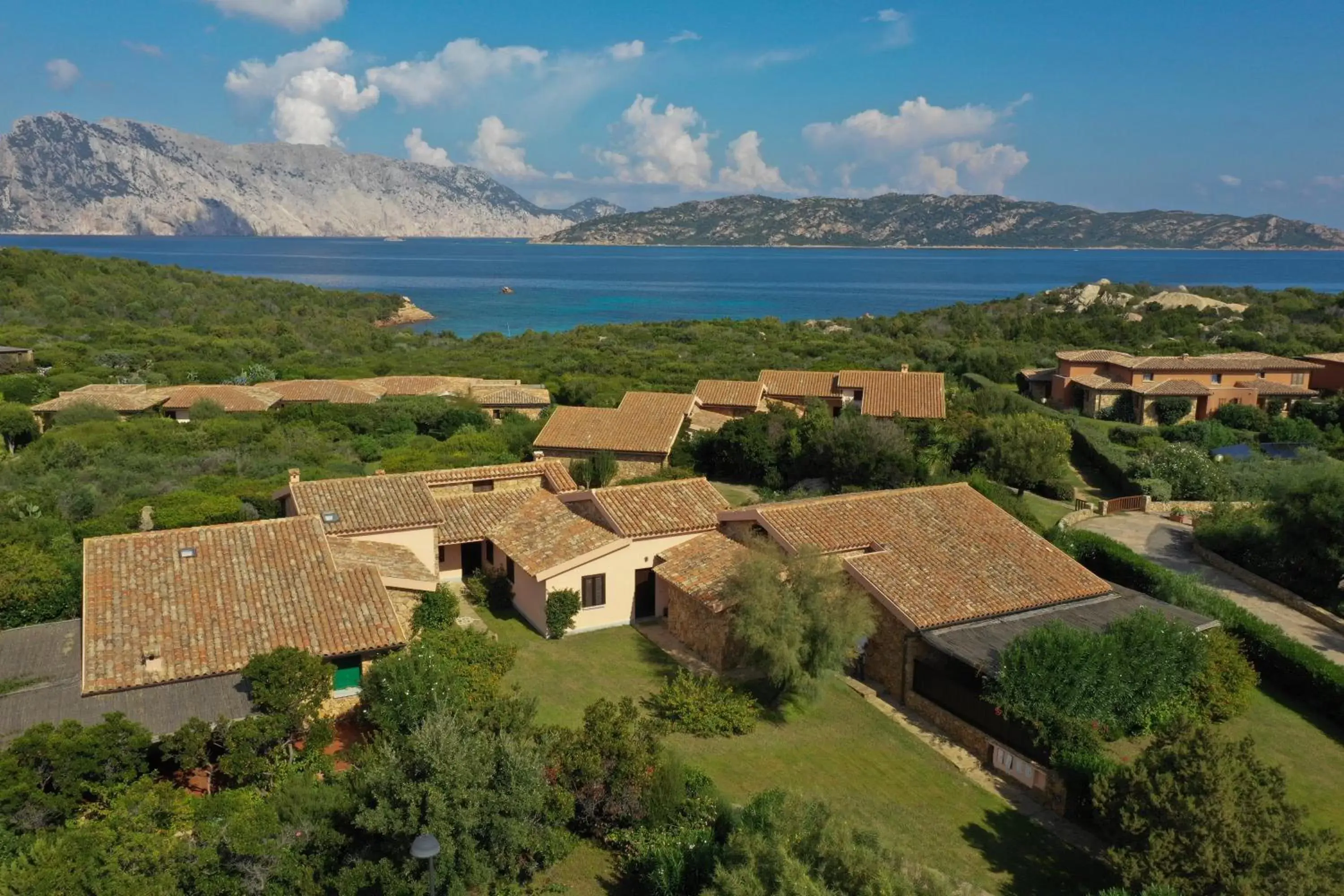 Bird's-eye View in Porto Coda Cavallo Salina Bamba