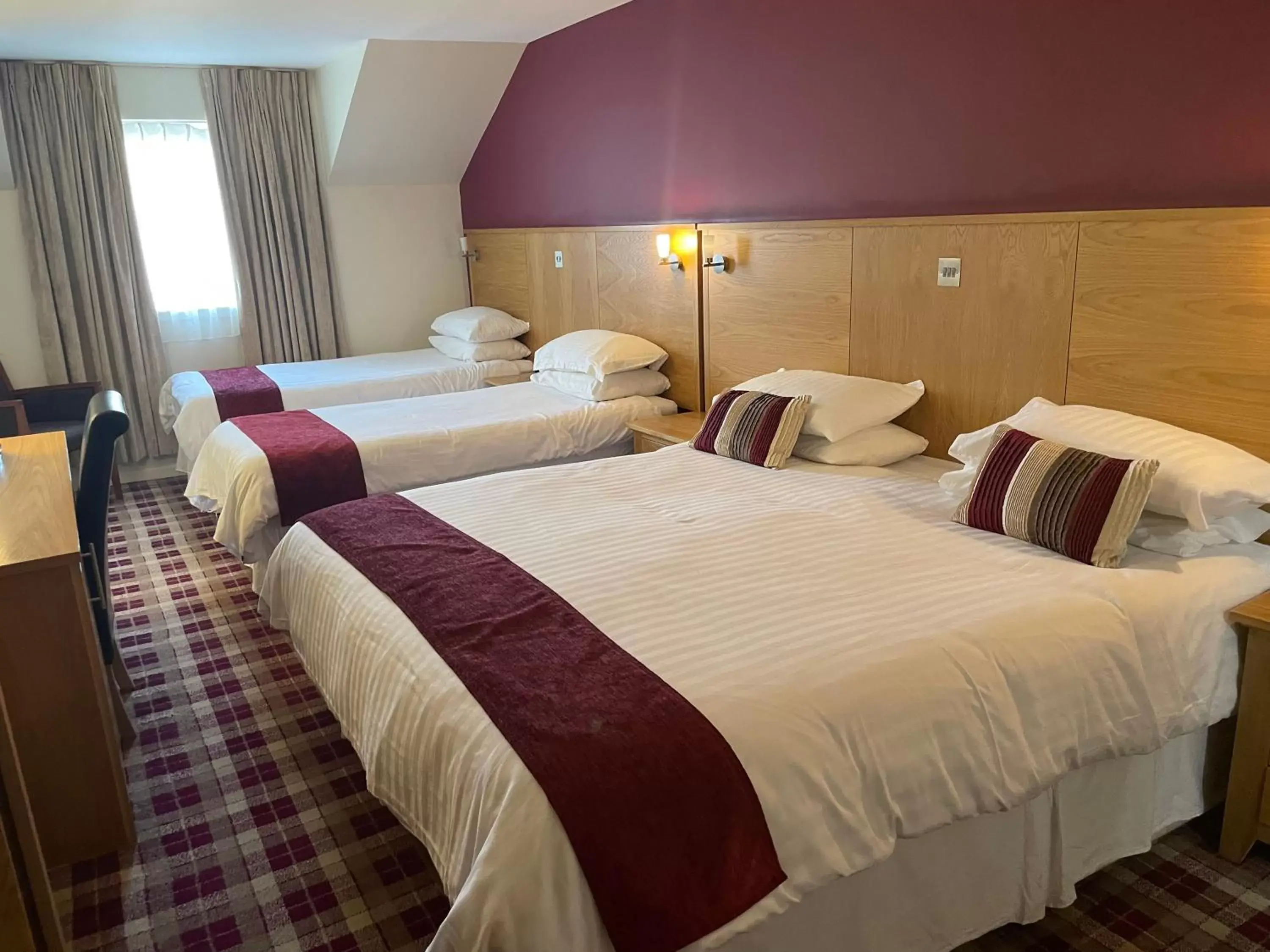 Bed in 19th Hole Hotel, Carnoustie