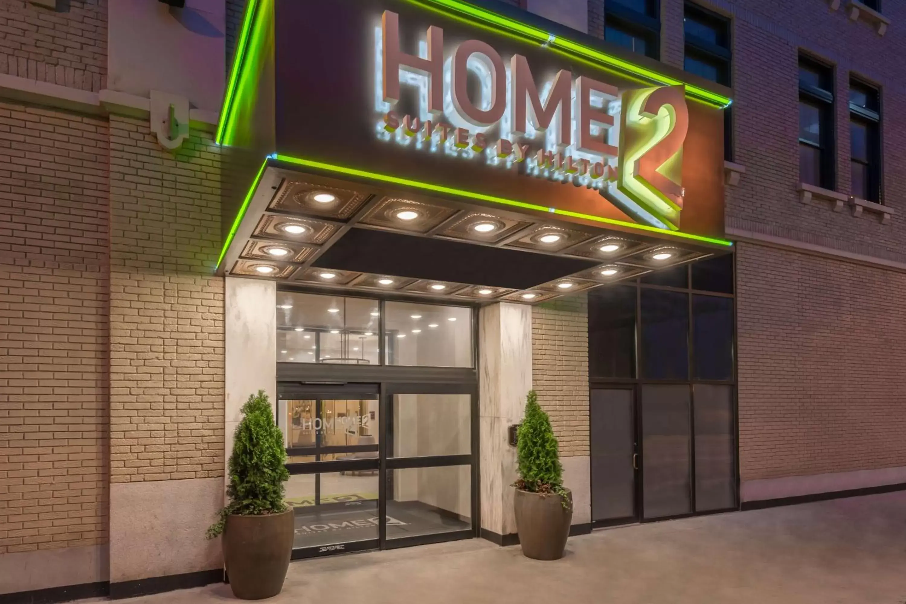 Property building in Home2 Suites by Hilton Atlanta Downtown