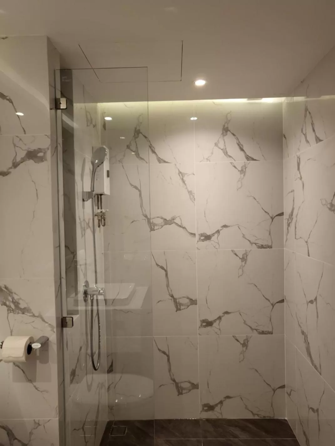 Shower in S3 Siam Bangkok Hotel