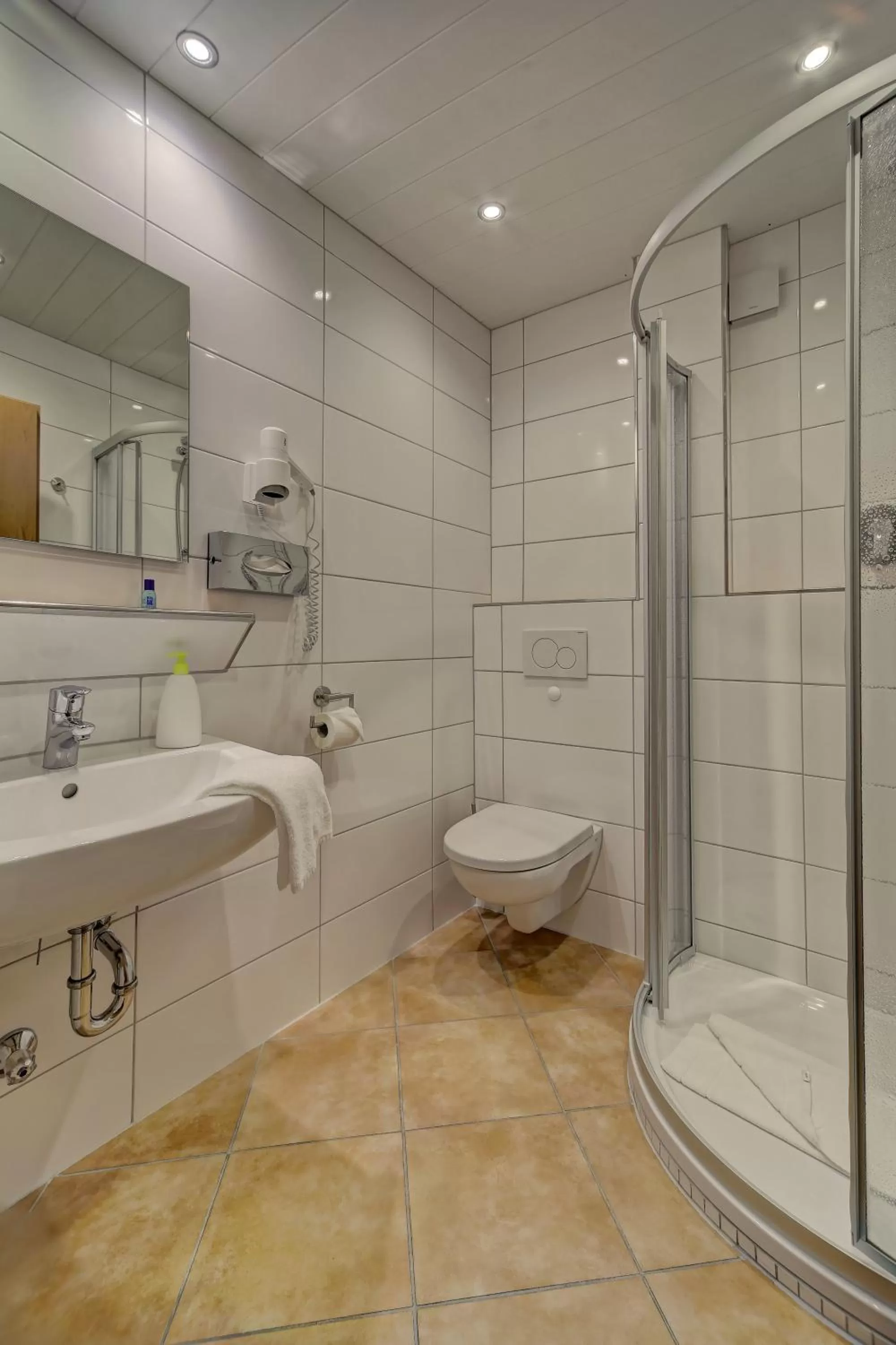 Shower in Hotel Post