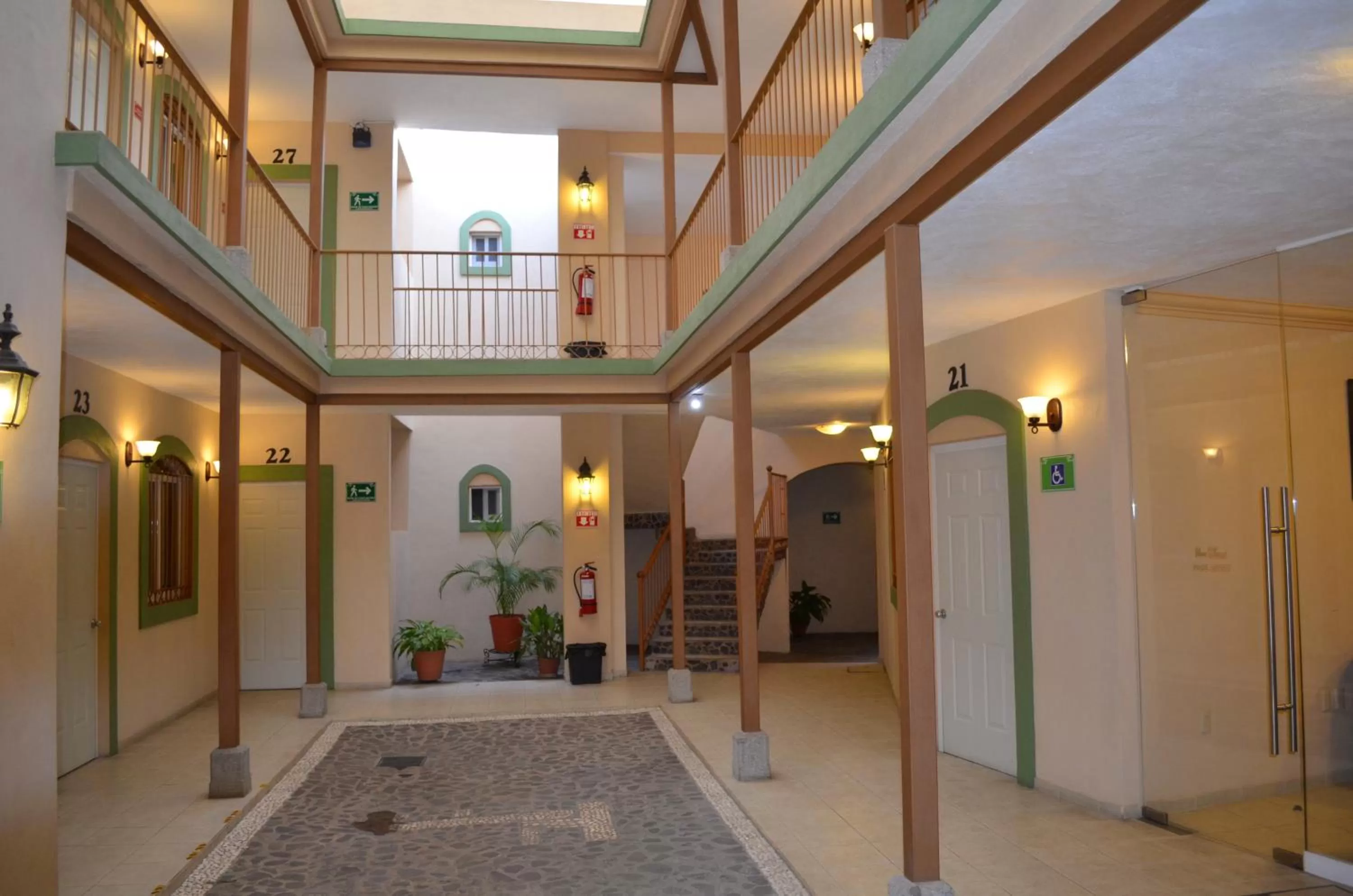 Decorative detail in Hotel La Merced