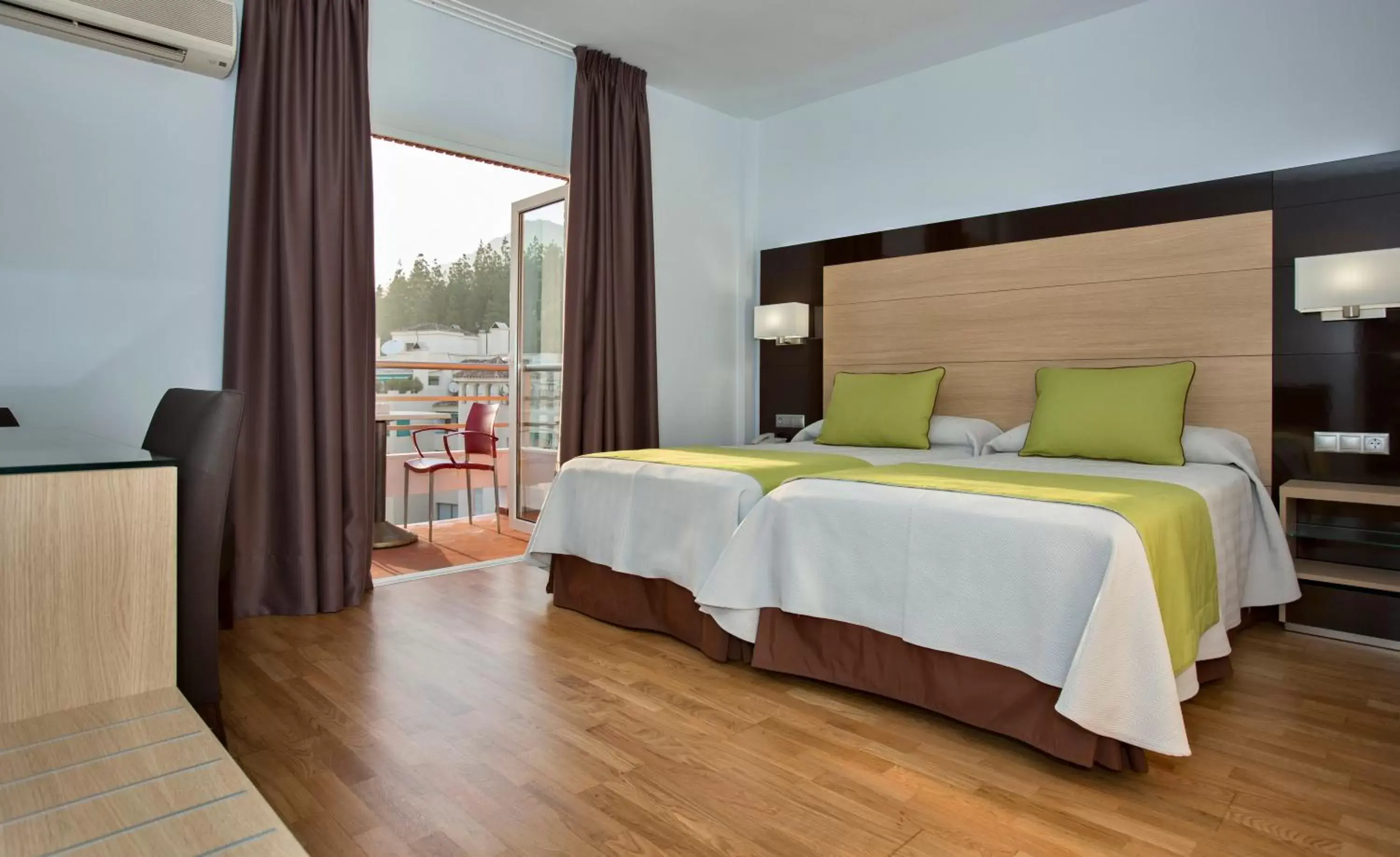 Bed in Hotel Baviera