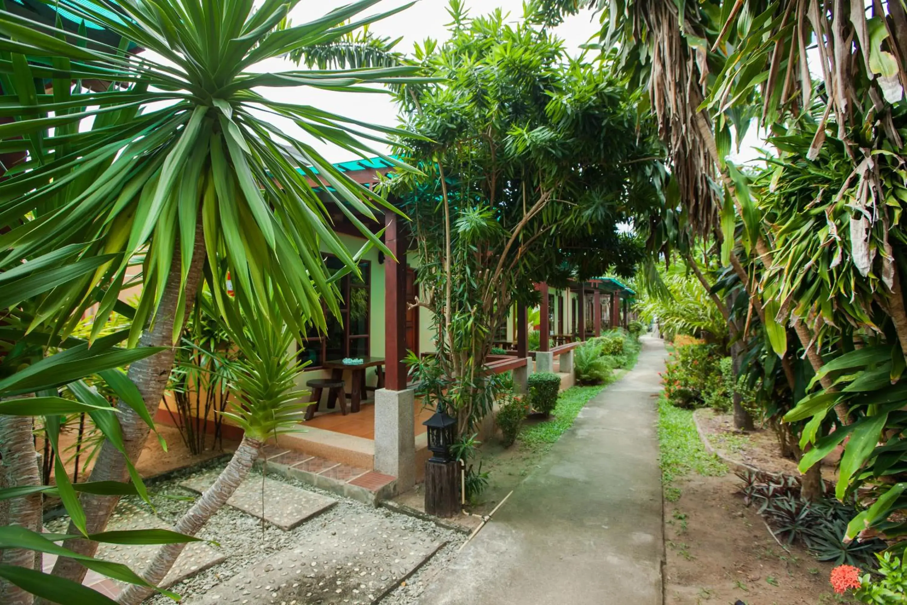 Inner courtyard view in Lanta Riviera Resort - SHA Extra Plus