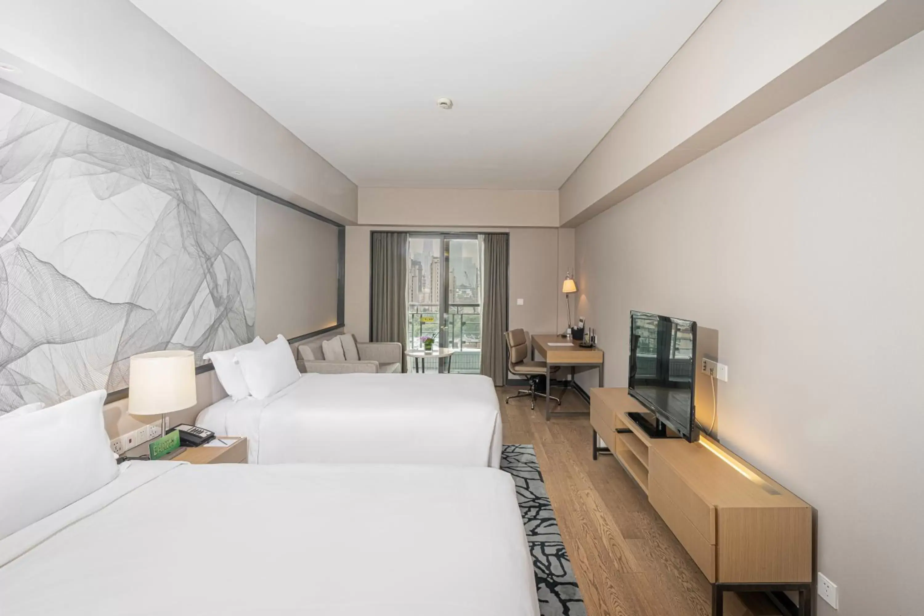 Bed in Fraser Residence Shanghai