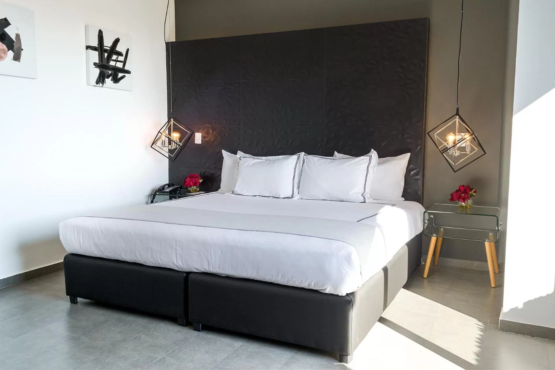 Bed in Hotel Posada San Antonio