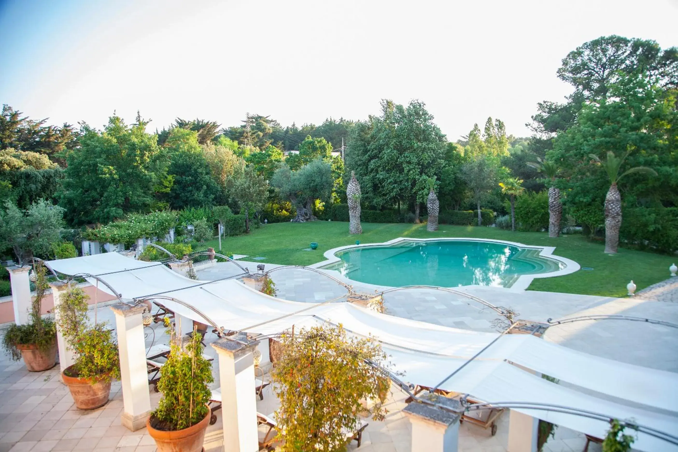Garden, Pool View in Relais Villa San Martino