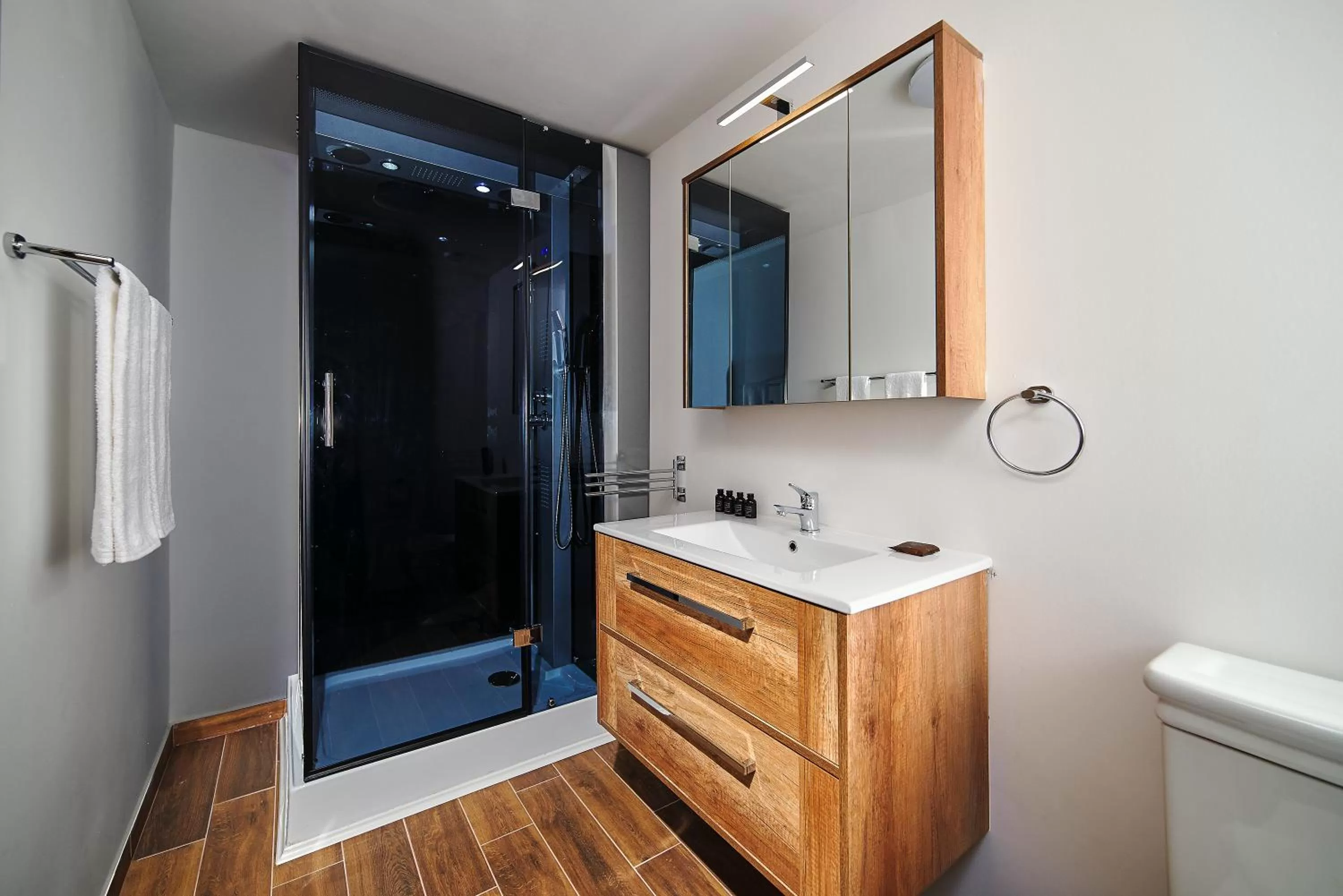 Bathroom in Hotel Dymník