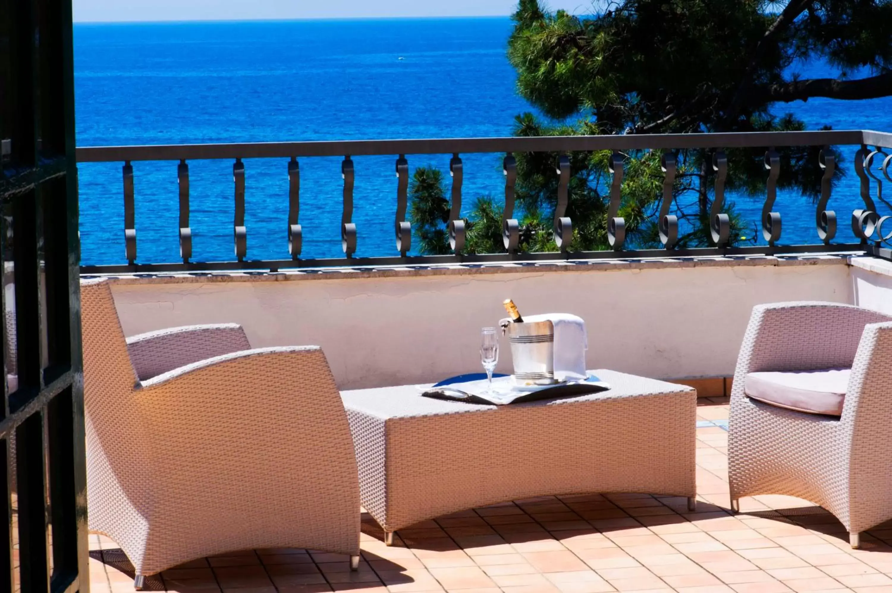 Balcony/Terrace in Grande Albergo Miramare