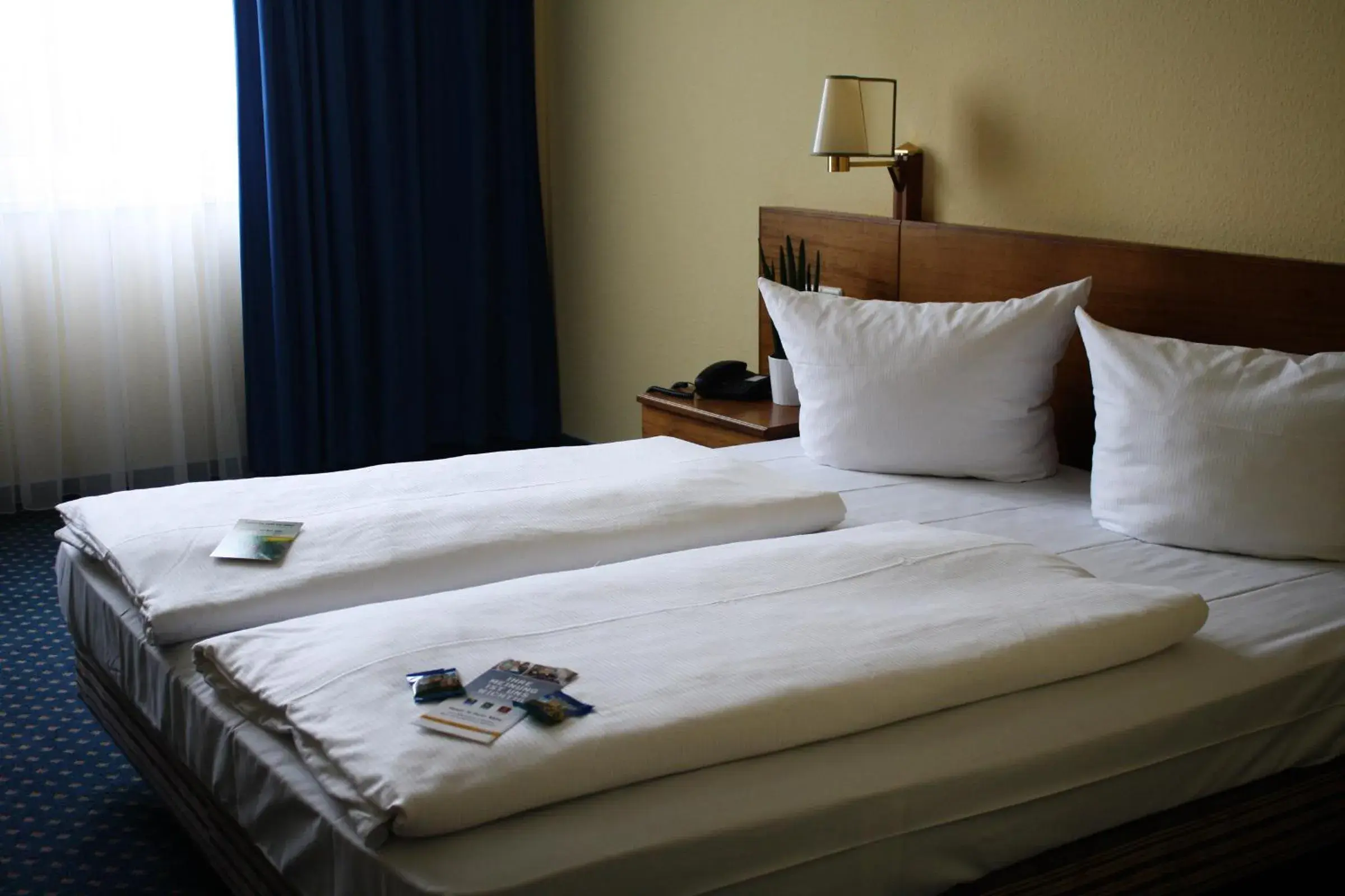 Bed in Quick Hotel Dresden West
