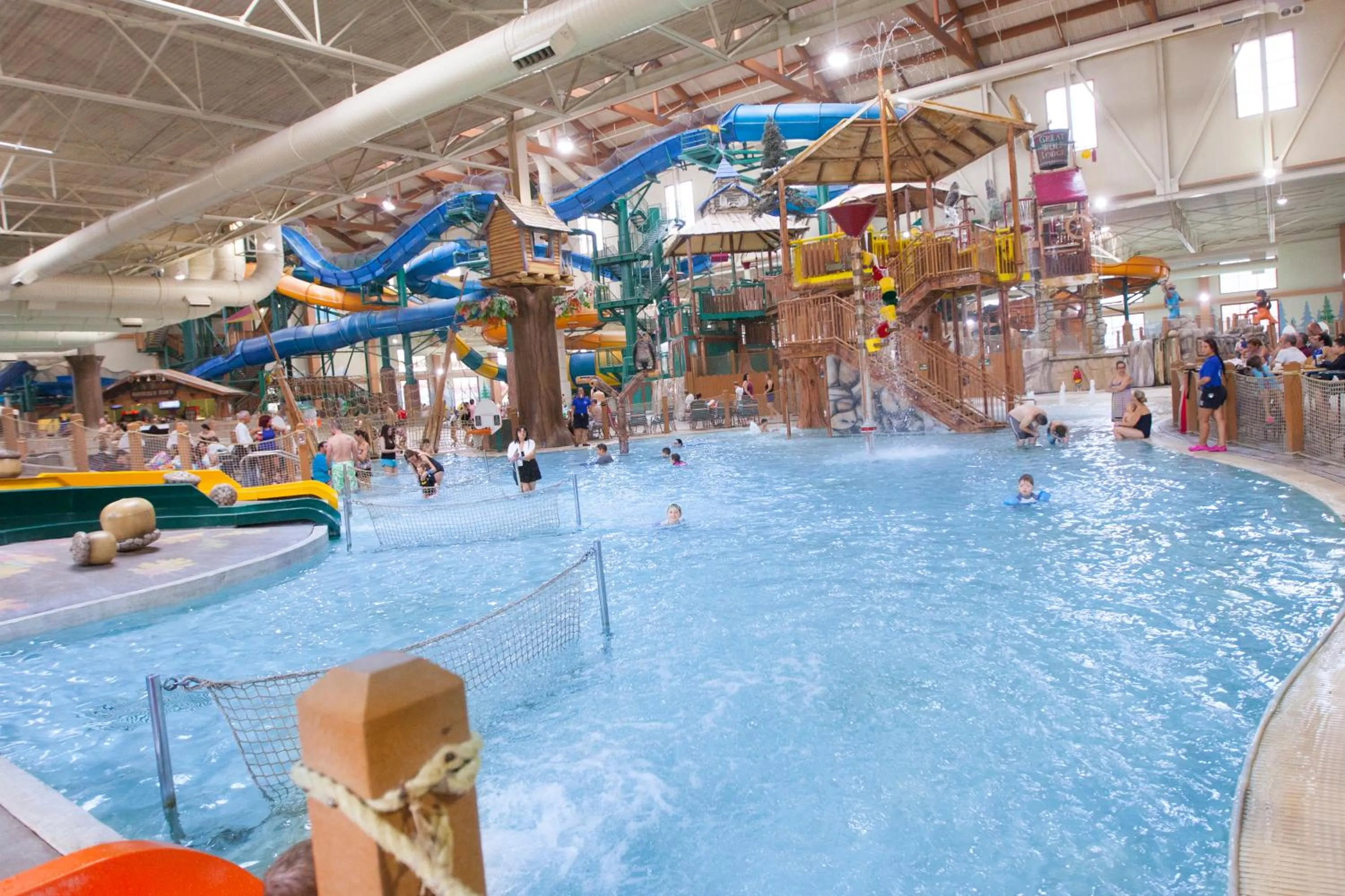 Aqua park in Great Wolf Lodge Grapevine