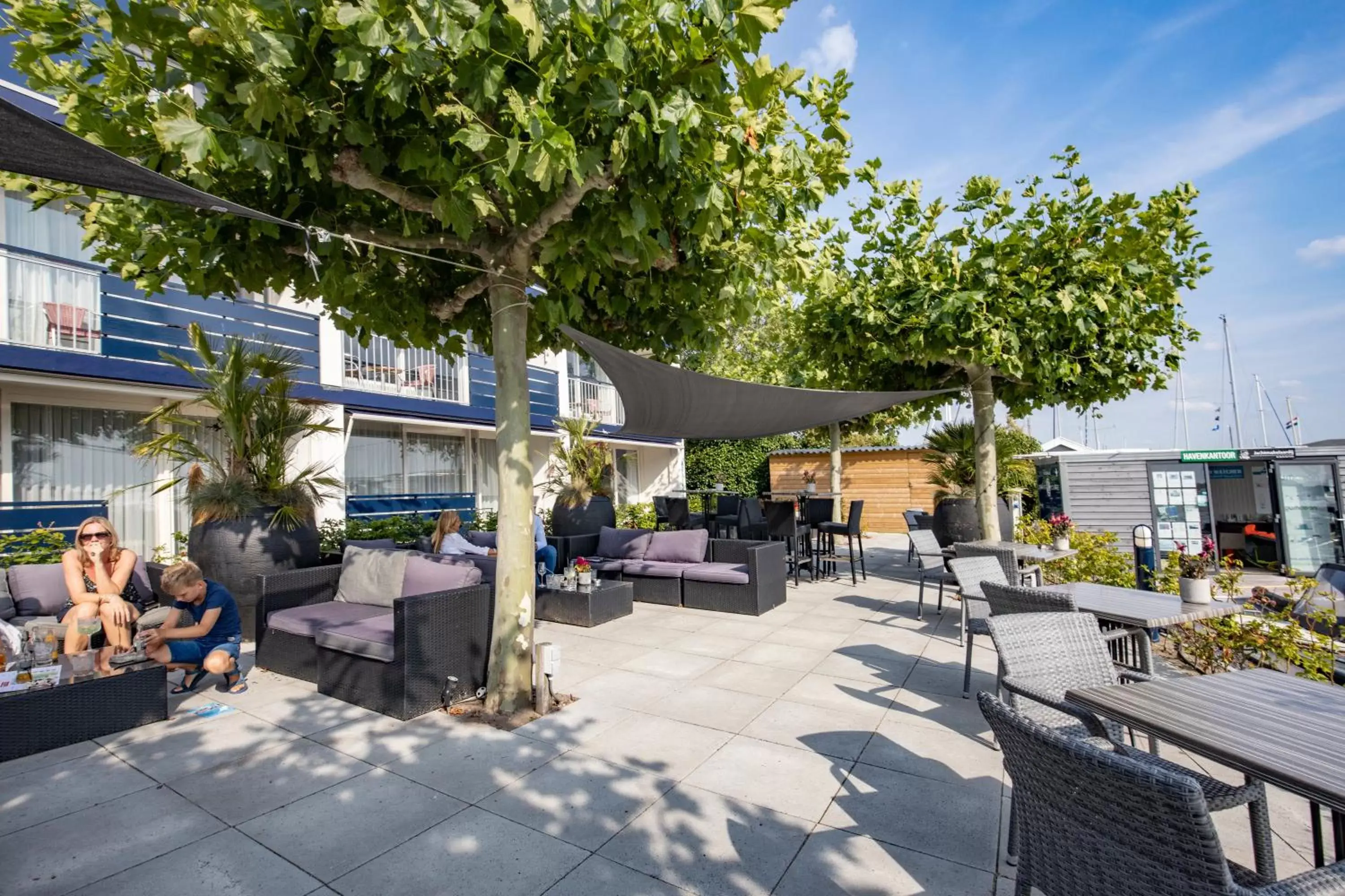 Balcony/Terrace in Fletcher Hotel Restaurant Loosdrecht-Amsterdam