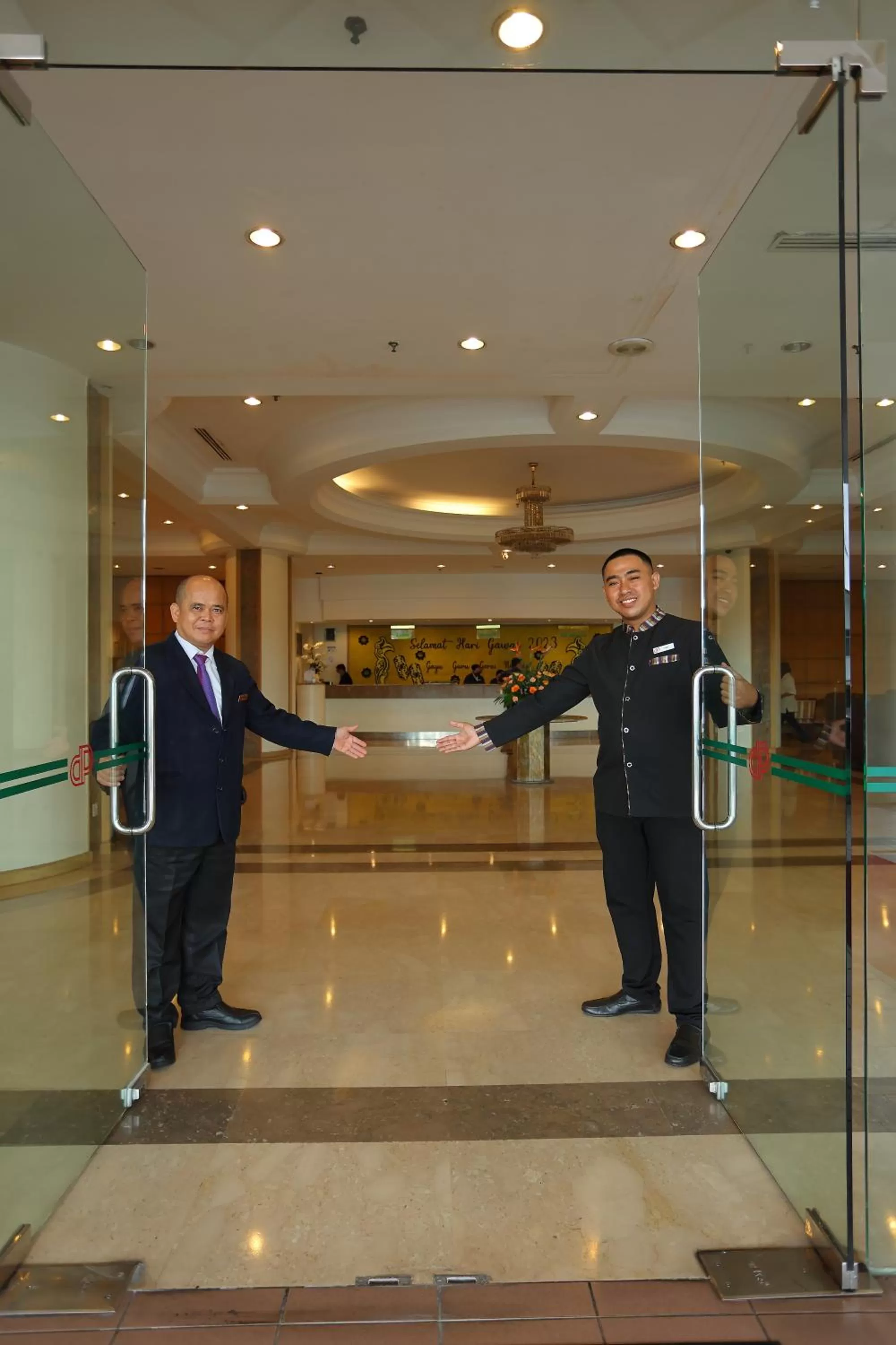 Lobby or reception in Dynasty Hotel Miri