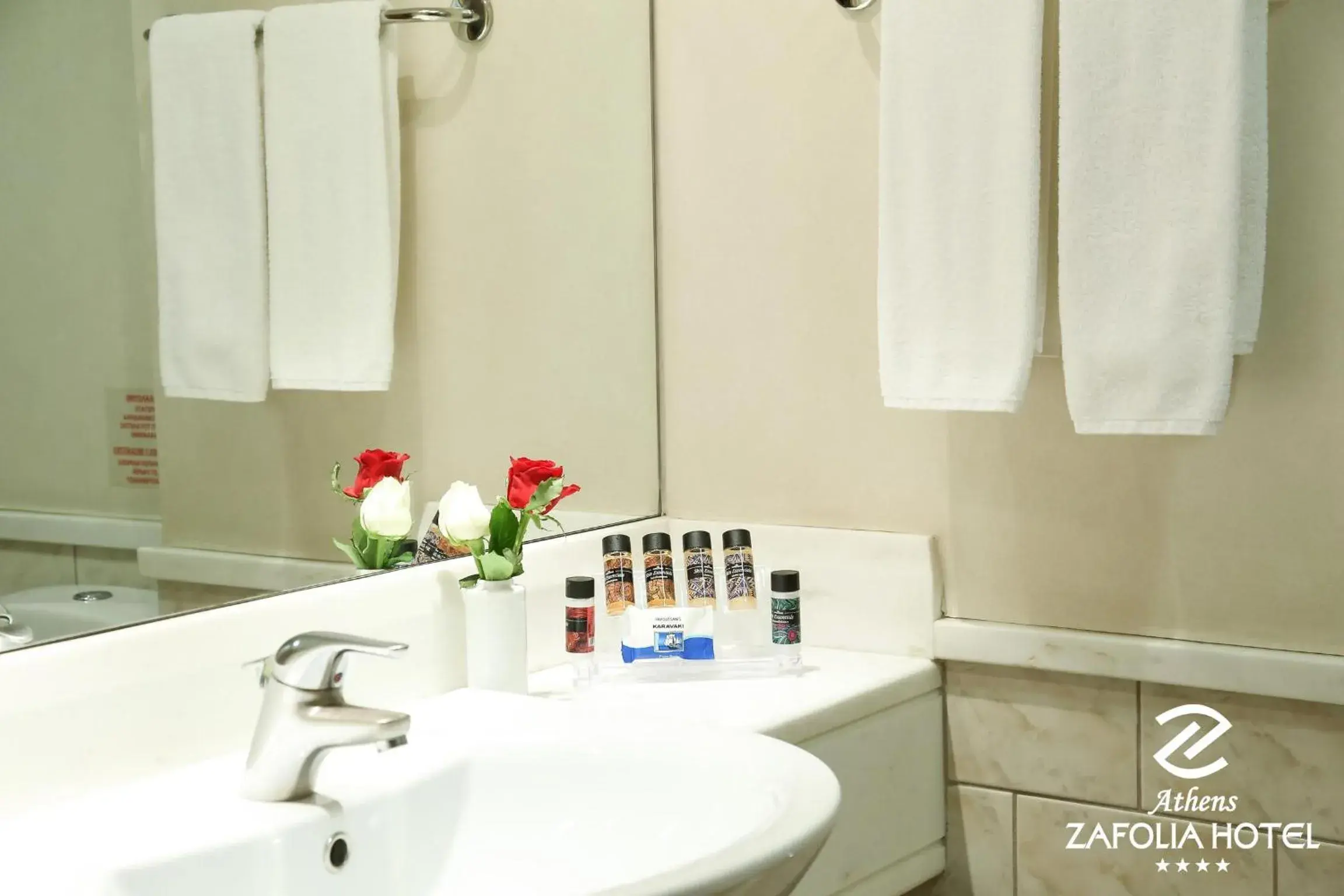Bathroom in Athens Zafolia Hotel