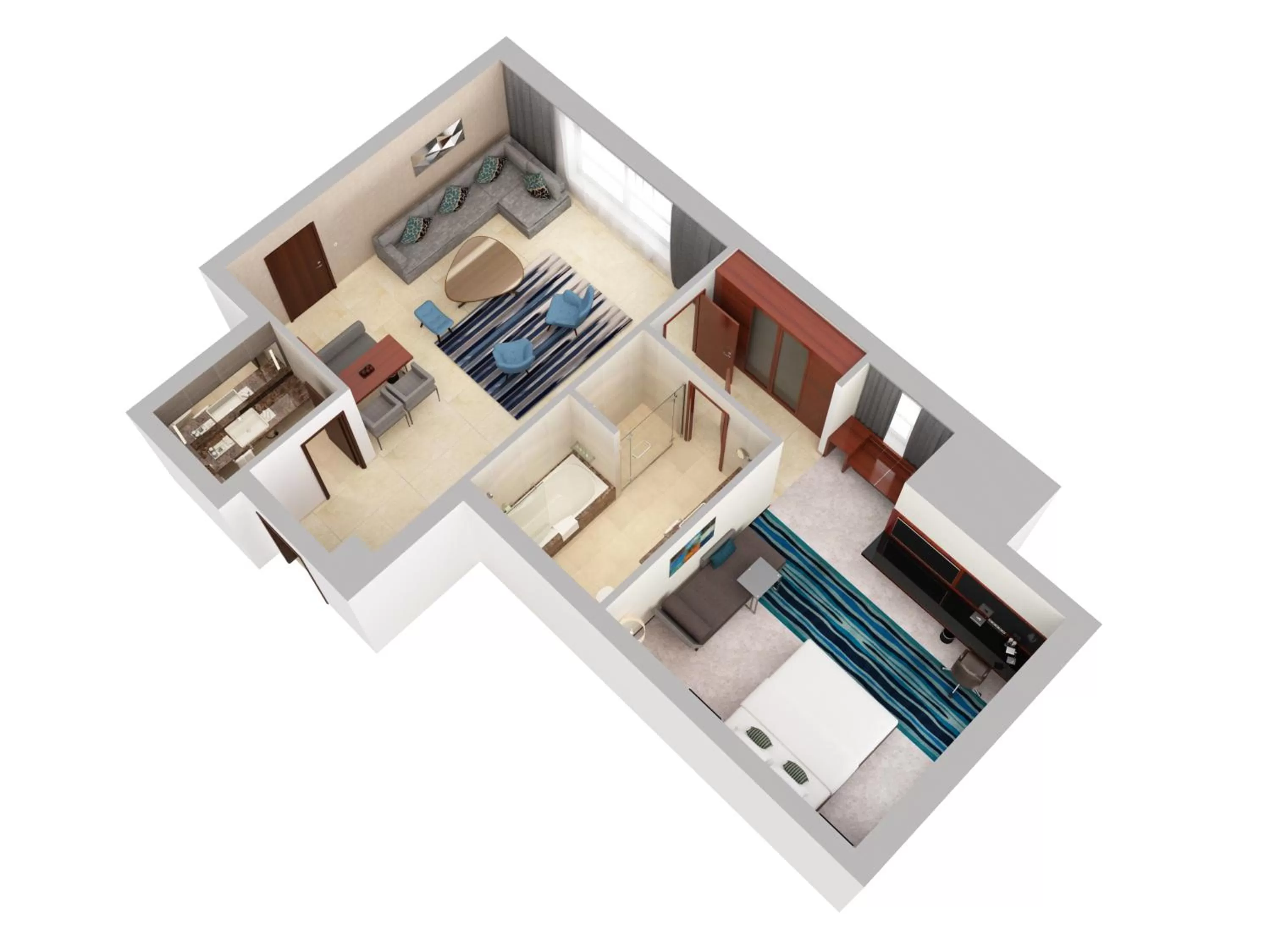 Photo of the whole room in Flora Al Barsha Hotel At The Mall