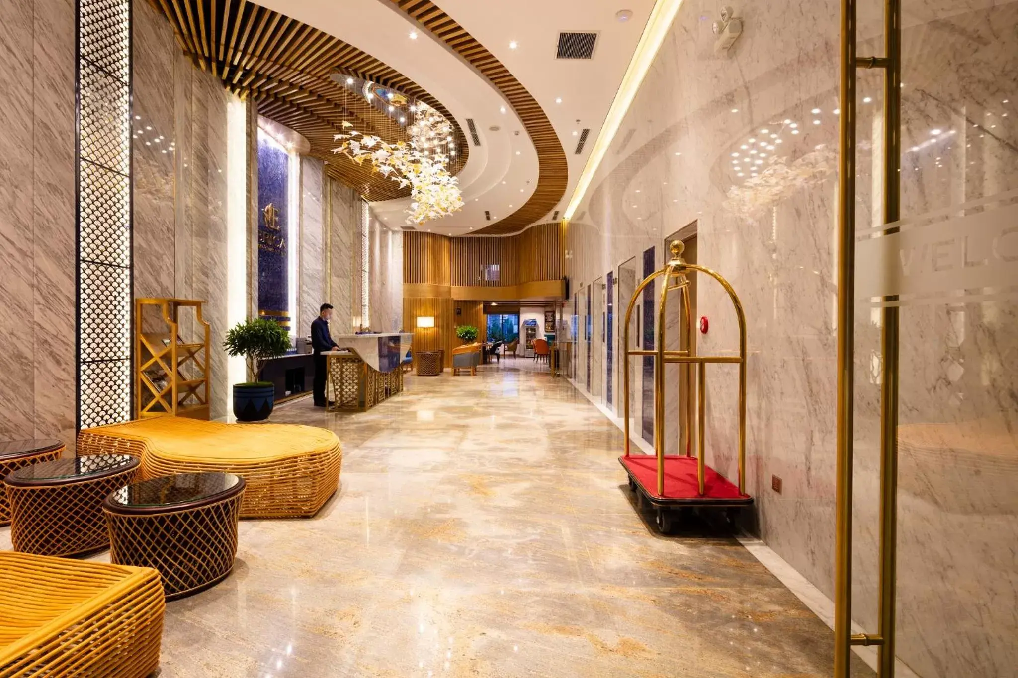 Lobby or reception, Lobby/Reception in Erica Nha Trang Hotel