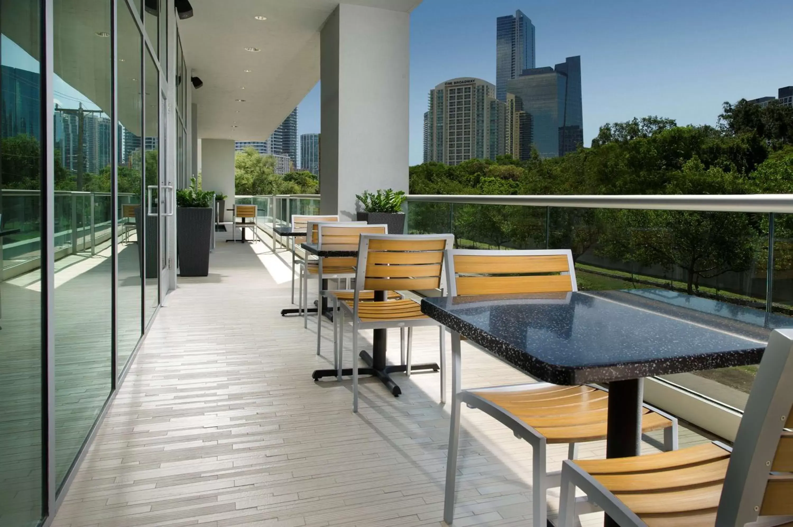 Patio, Balcony/Terrace in Homewood Suites by Hilton Miami Downtown/Brickell