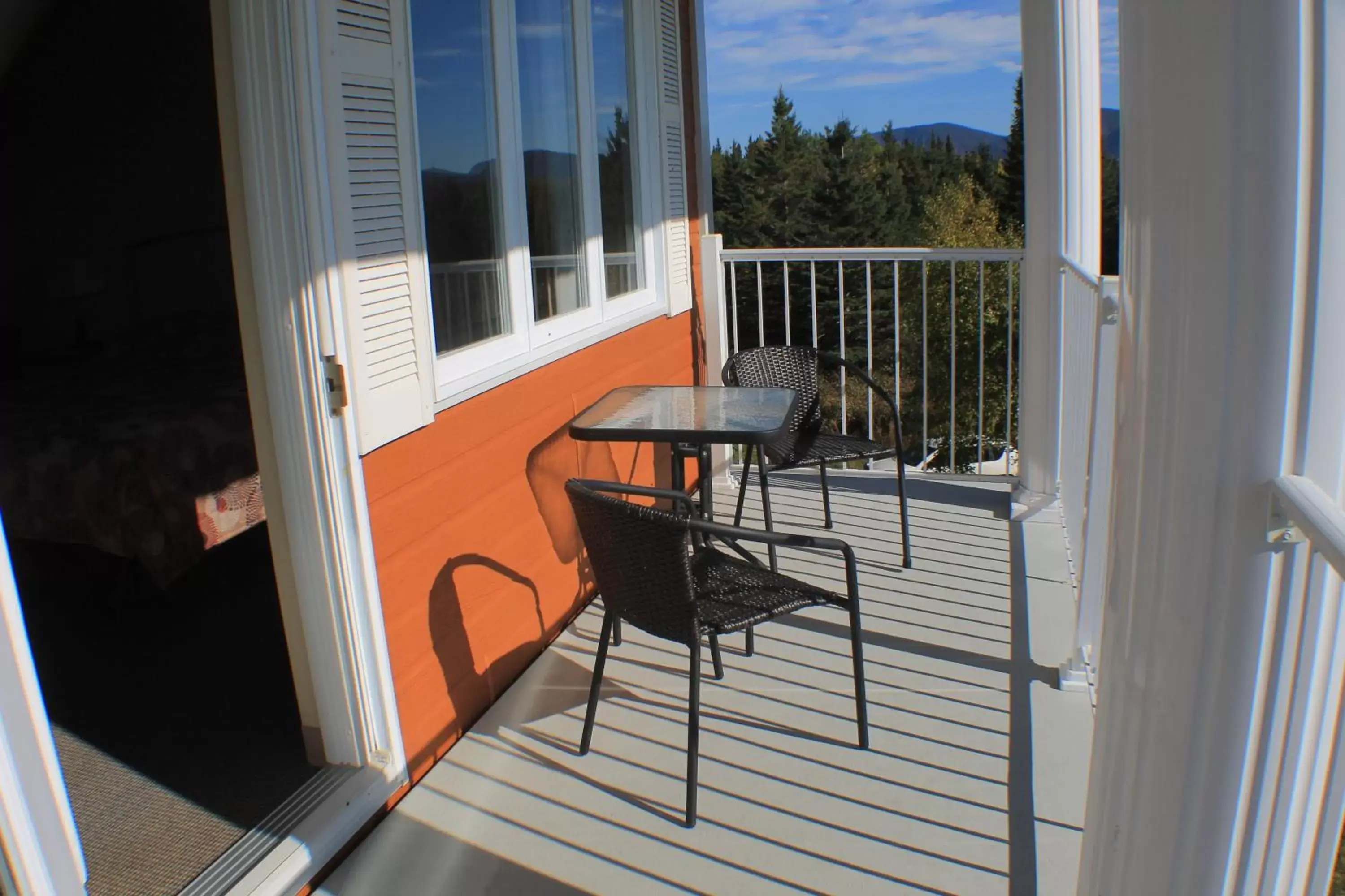 Balcony/Terrace in Auberge - Village Grande Nature Chic-Chocs