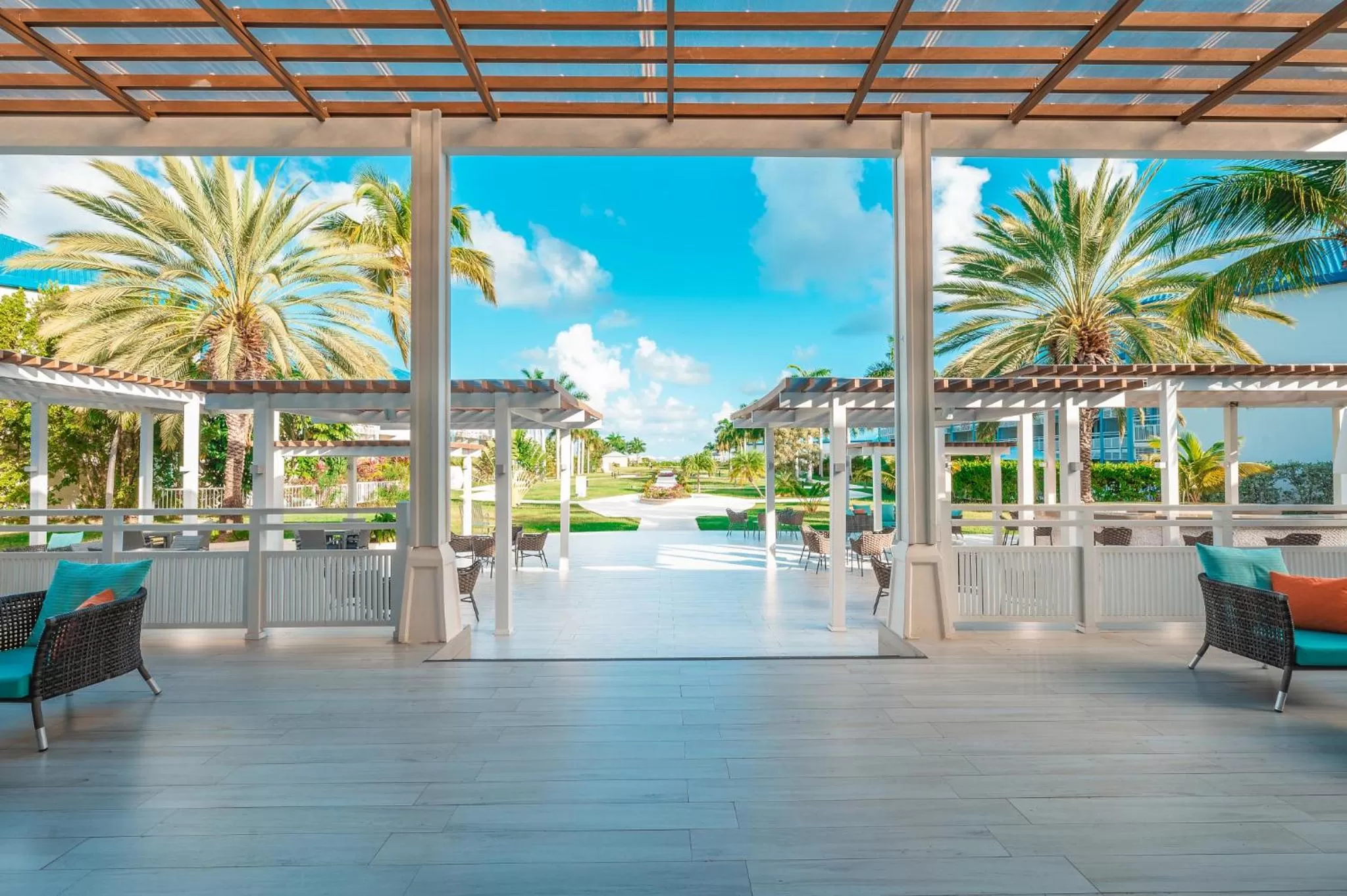 Patio in Secrets St Martin Resort & Spa - All Inclusive