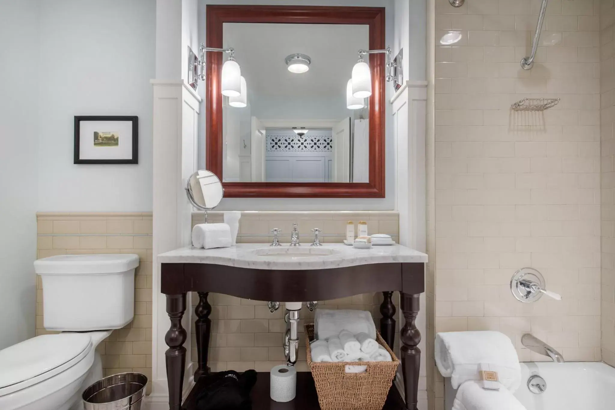 Photo of the whole room, Bathroom in Omni Bedford Springs Resort