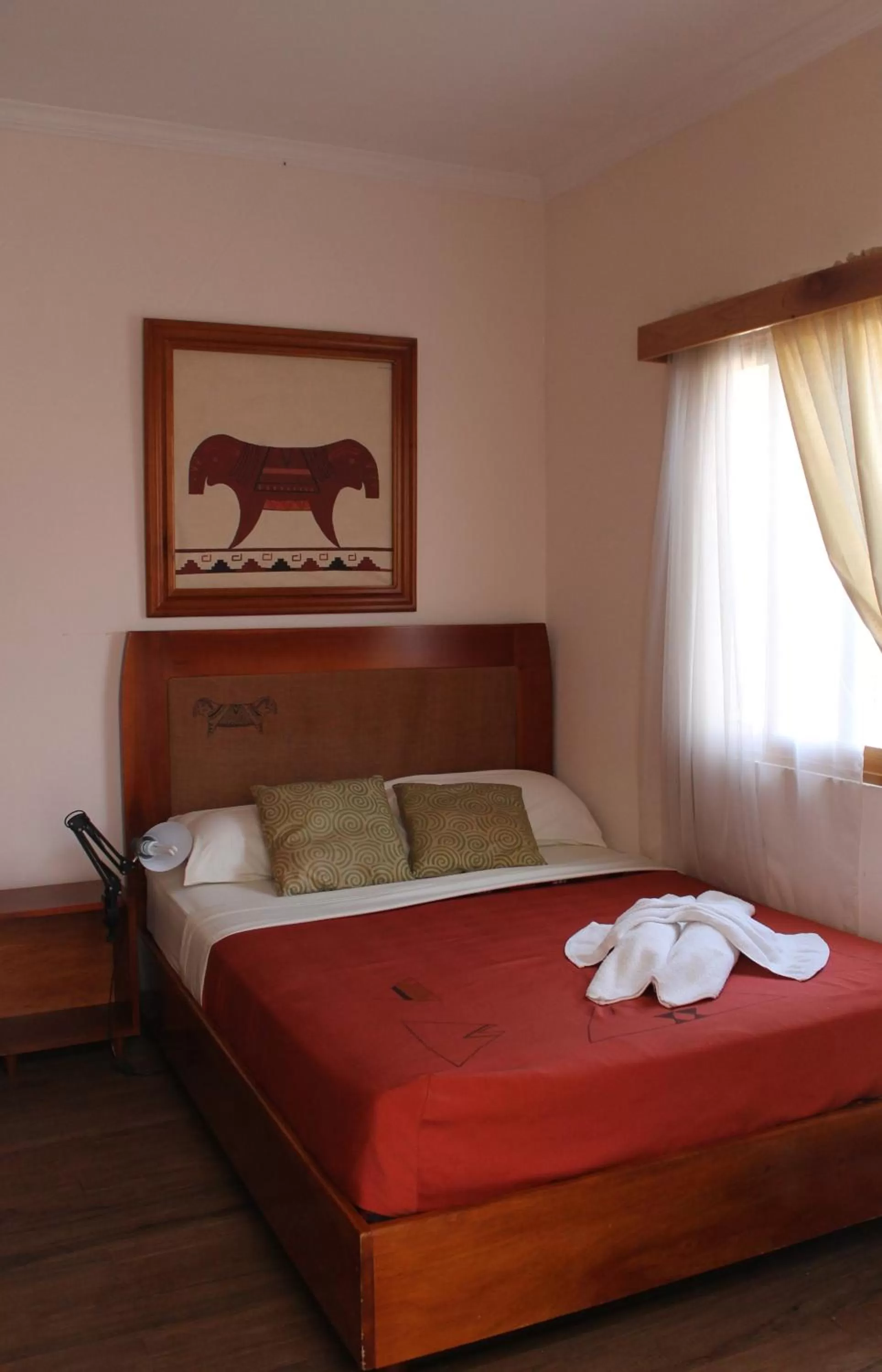 Decorative detail, Bed in Hotel Luz de Luna