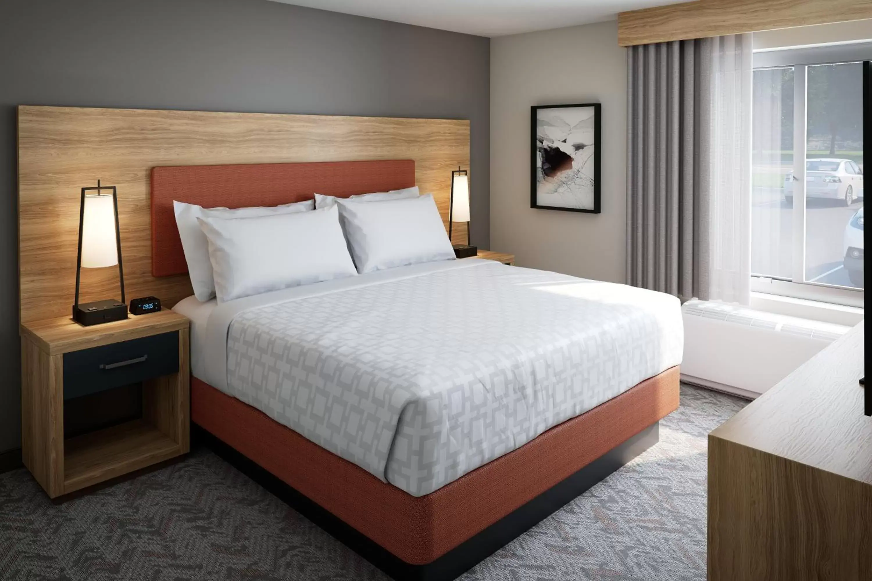 Photo of the whole room, Bed in Candlewood Suites - Layton - Salt Lake City, an IHG Hotel