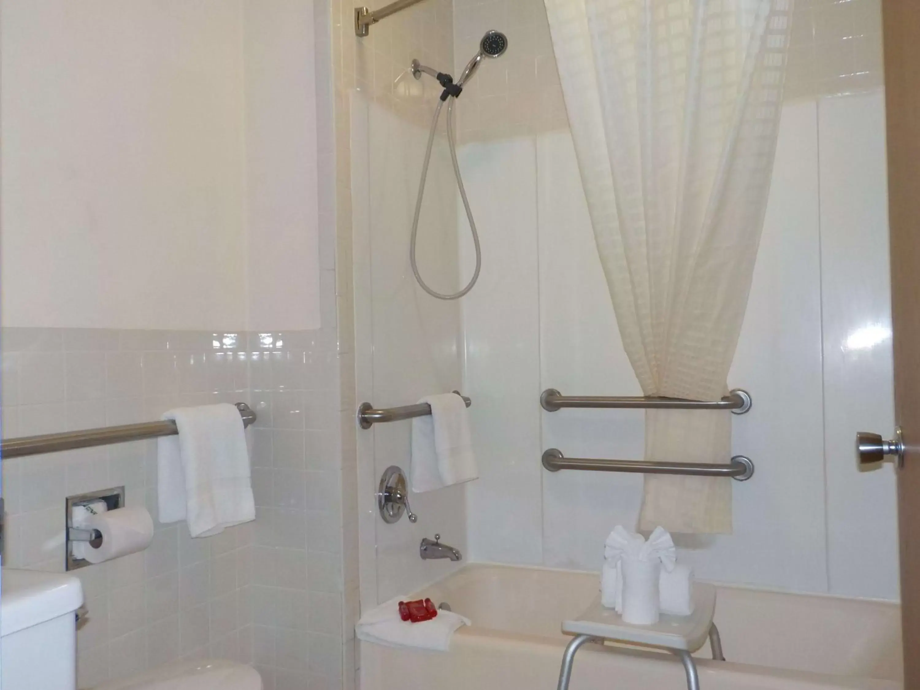 Bathroom in SureStay Hotel by Best Western Greenville