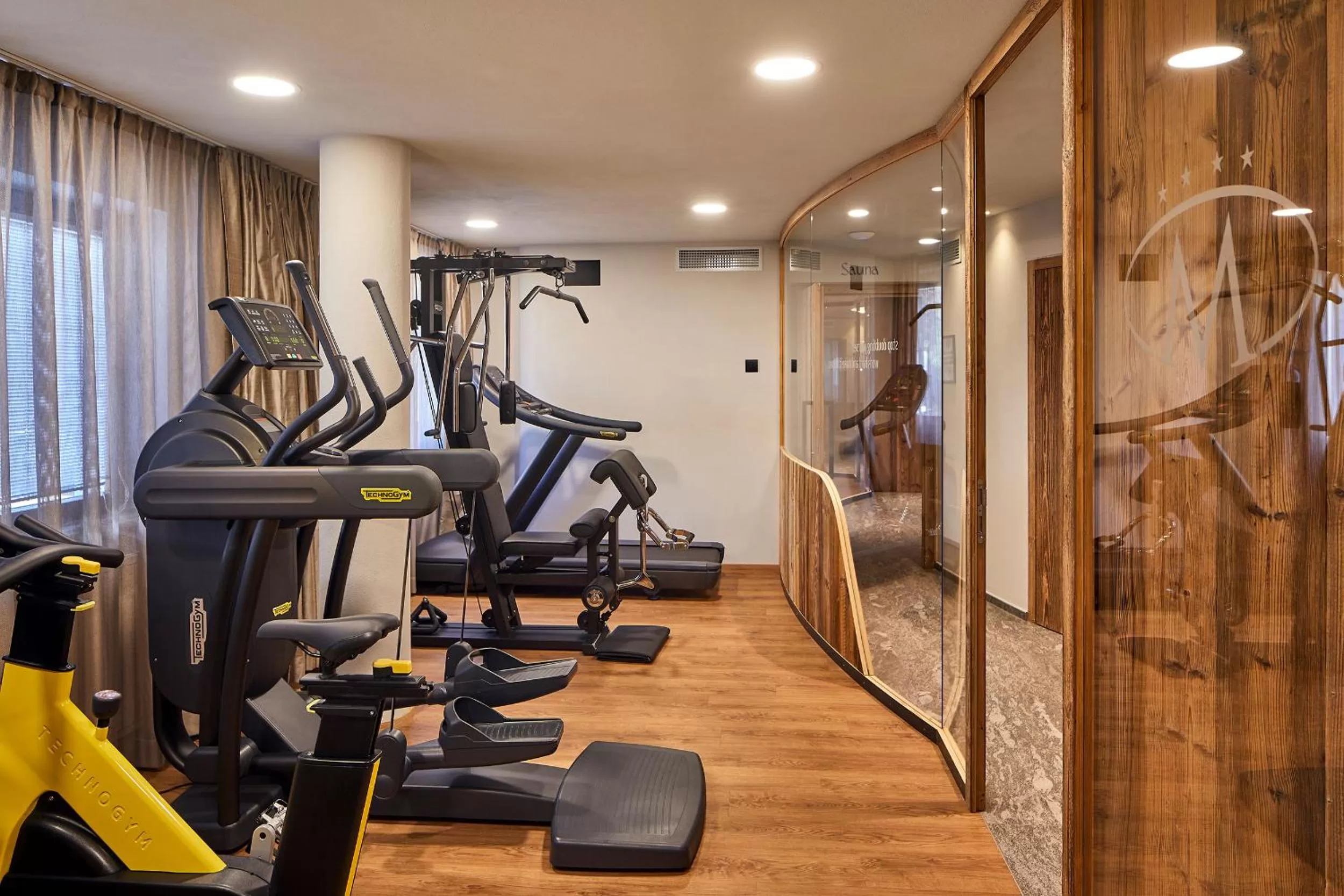 Fitness centre/facilities in Hotel Marmolada